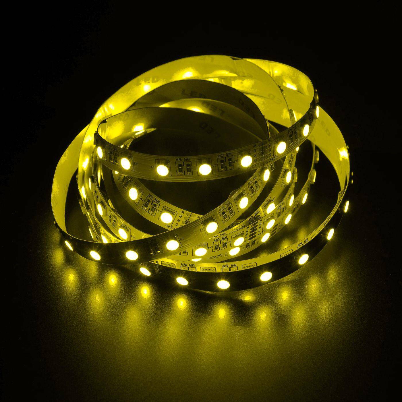5m (500cm) RGBW 6000K 4in1 LED Streifen Band Leiste 24V IP20 300LEDs 60LED/m SMD5050