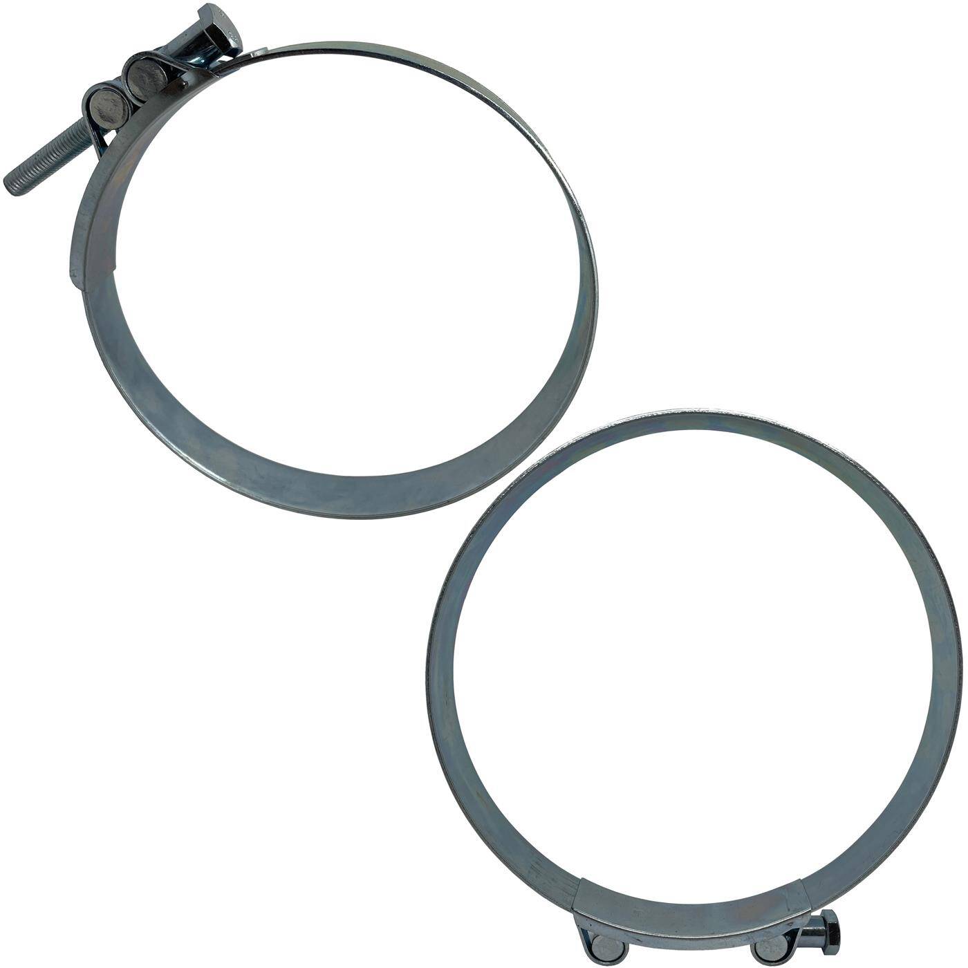 1x Lumonic Gelenkbolzenschelle Edelstahl 214-226mm V2A Auspuffschelle für Bau PKW LKW