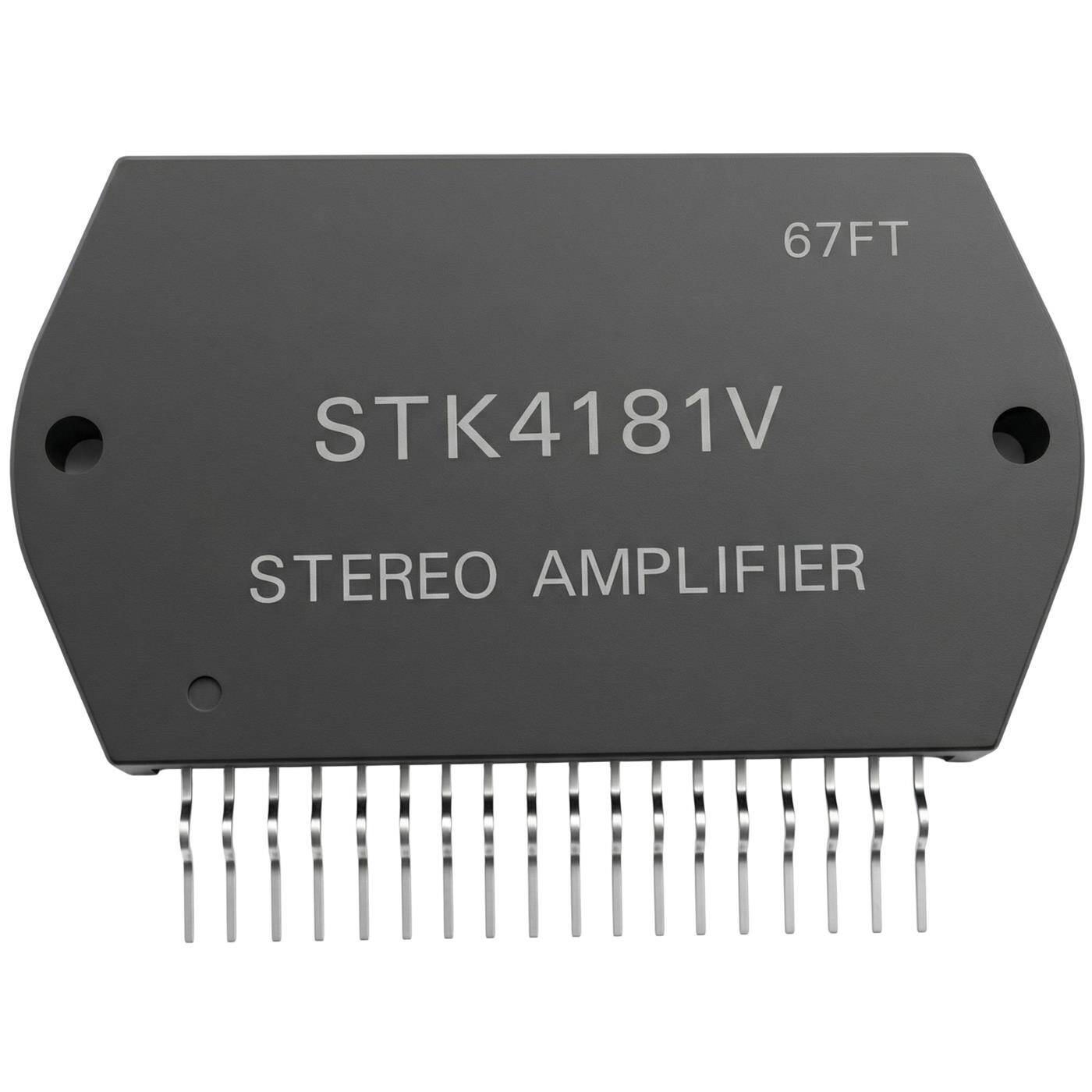 Hybrid IC STK4181V 65x35mm Stereo Power amplifier