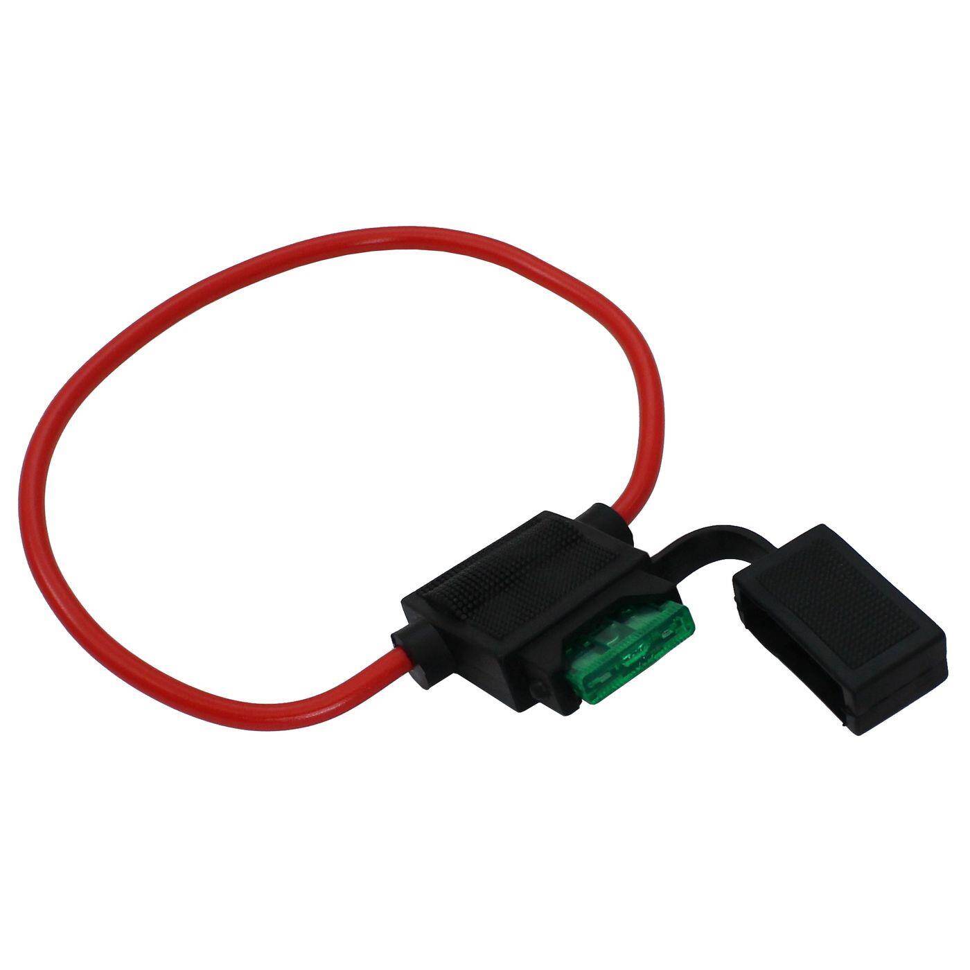 KFZ Auto Sicherungshalter + 19mm 30A Flachsicherung sehr hochwertig Wasserdicht