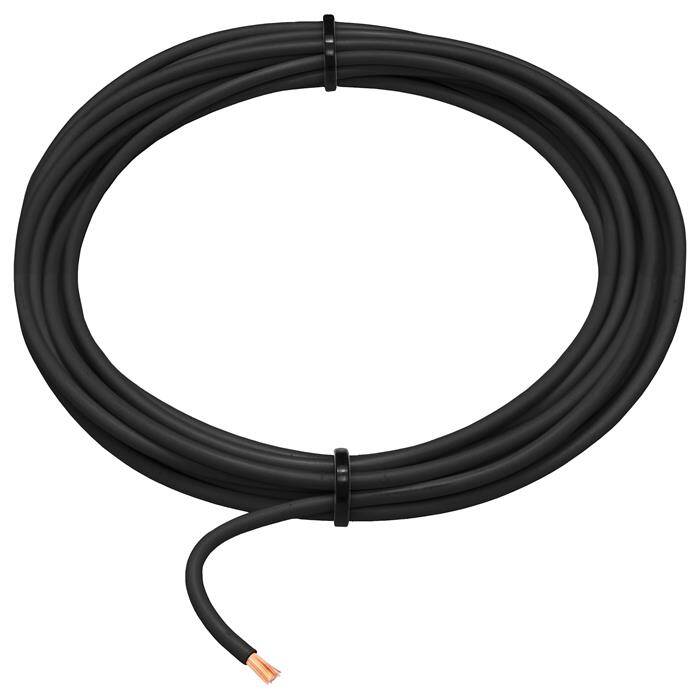 1m FLRY Fahrzeugleitung Schwarz 2,5mm² rund Kabel Litze KFZ Stromkabel