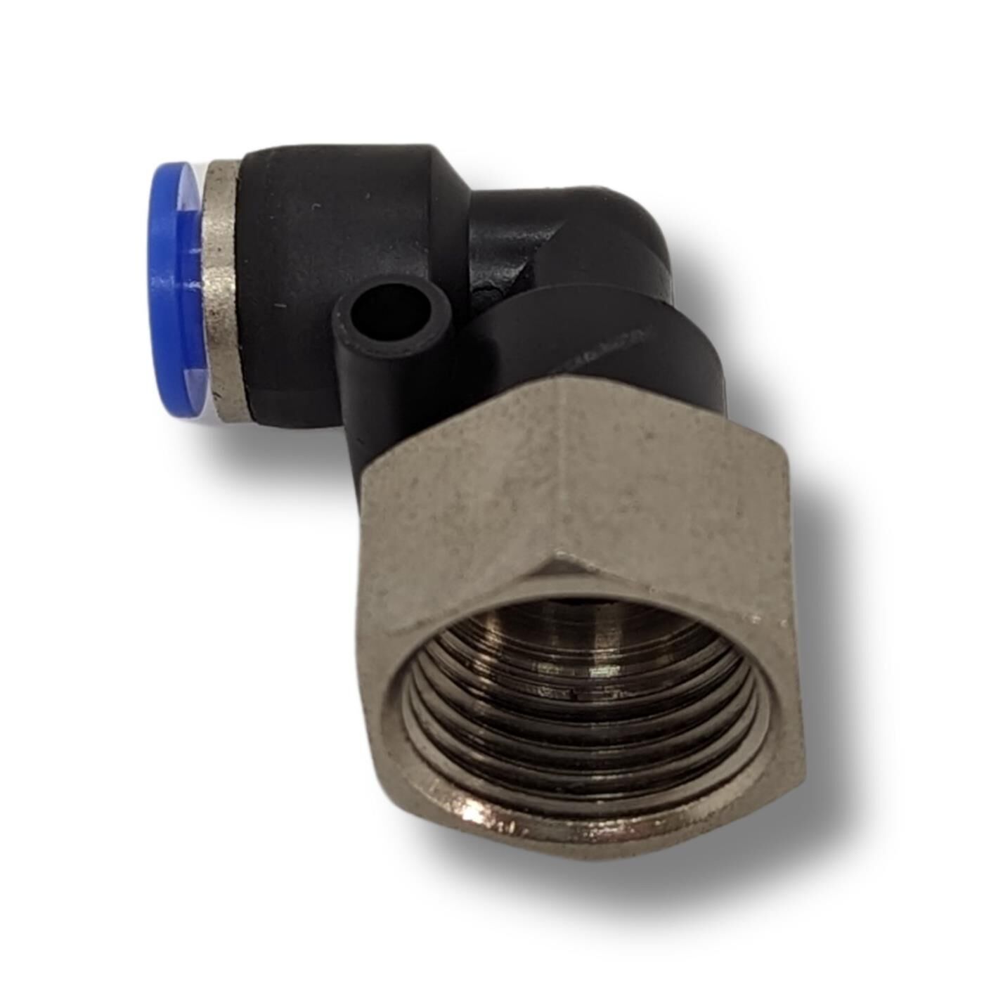 PU Schlauch 90° Steckverbinder Fitting mit Innengewinde I 6mm*3/8Zoll I Winkel-Verbinder I L-Steckverbinder I pneumatischer Steckverbinder I Fitting I Druckluft & Automatisierung