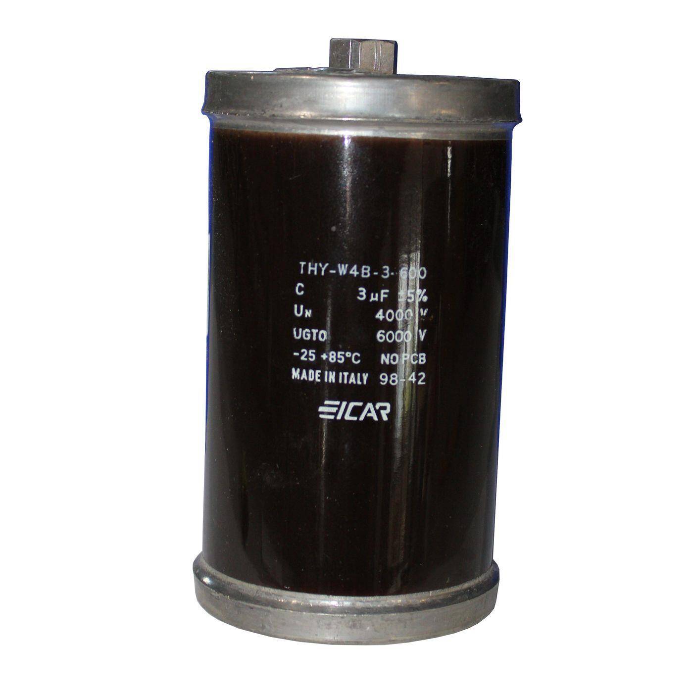 Oil Capacitor 3µF 6000V ICAR ICAR THY-W4B-3-600 Oil Capacitor 3µF 6000V ICAR ICAR THY-W4B-3-600