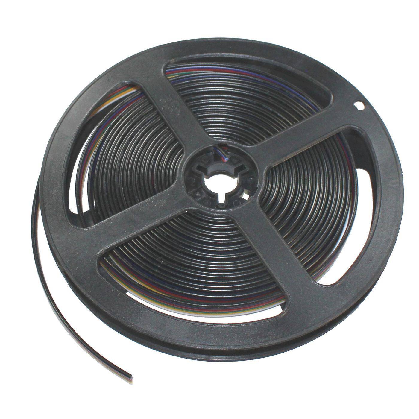 5m RGBW CCT LED Verlängerungskabel Flachleitung Rot Grün Blau Weiß Gelb Schwarz 5m RGBW CCT LED Verlängerungskabel Flachleitung Rot Grün Blau Weiß Gelb Schwarz