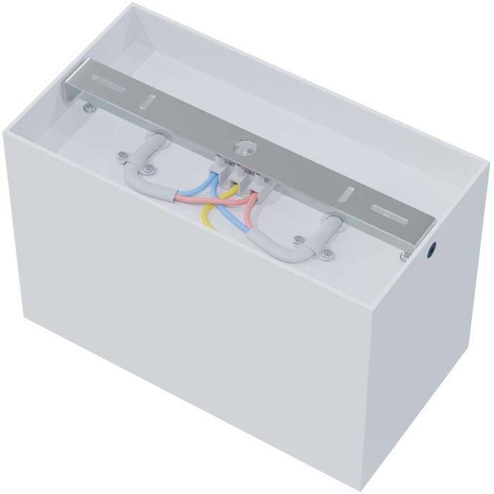 LED Aufbaurahmen Twin Quadratisch 175x95x125mm Weiß Aluminium Schwenkbar Spot GU10 MR16 LED Aufbaurahmen Twin Quadratisch 175x95x125mm Weiß Aluminium Schwenkbar Spot GU10 MR16