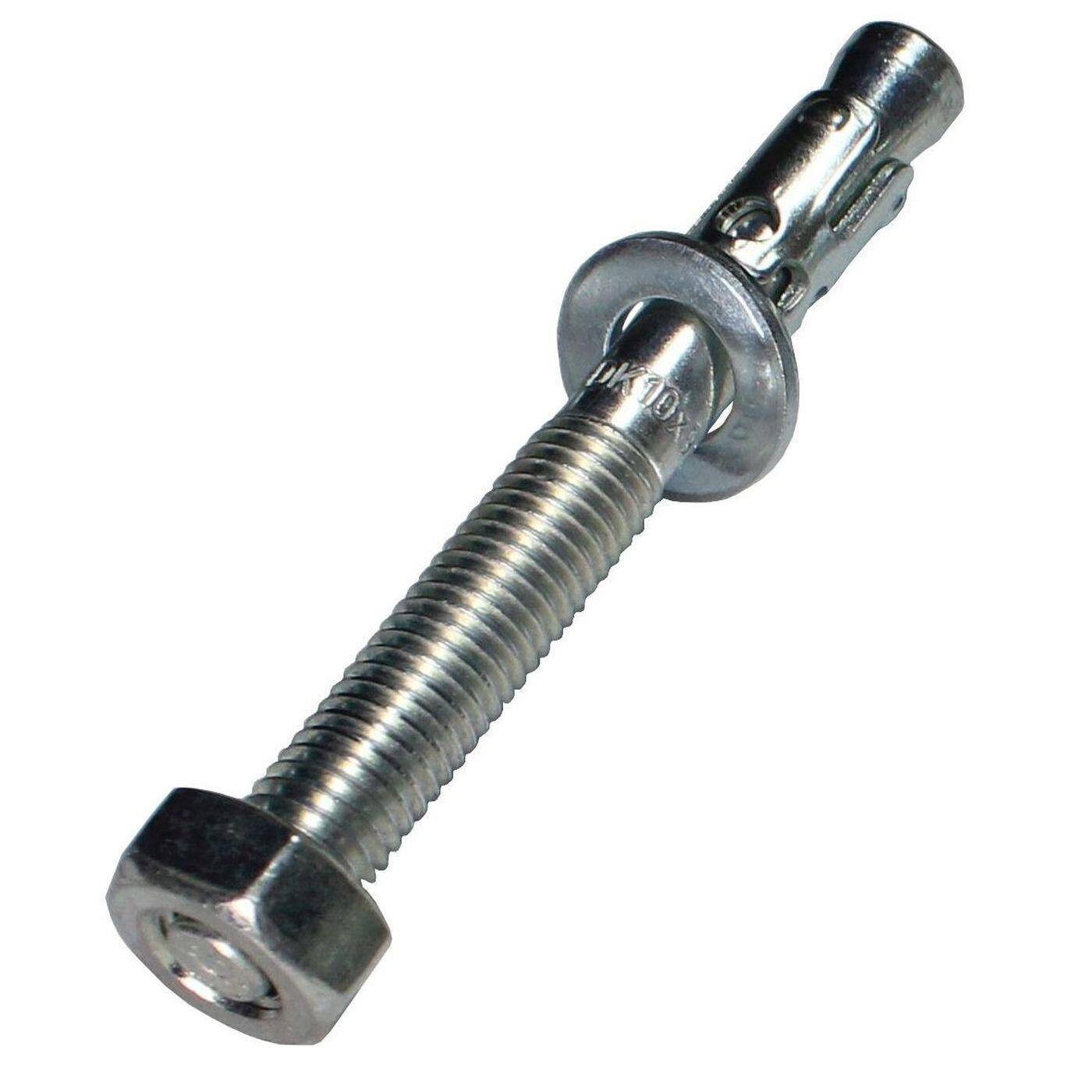 M10 x 90mm Schwerlastanker Verzinkt Keilanker Metalldübel Bolzenanker Blitzdübel