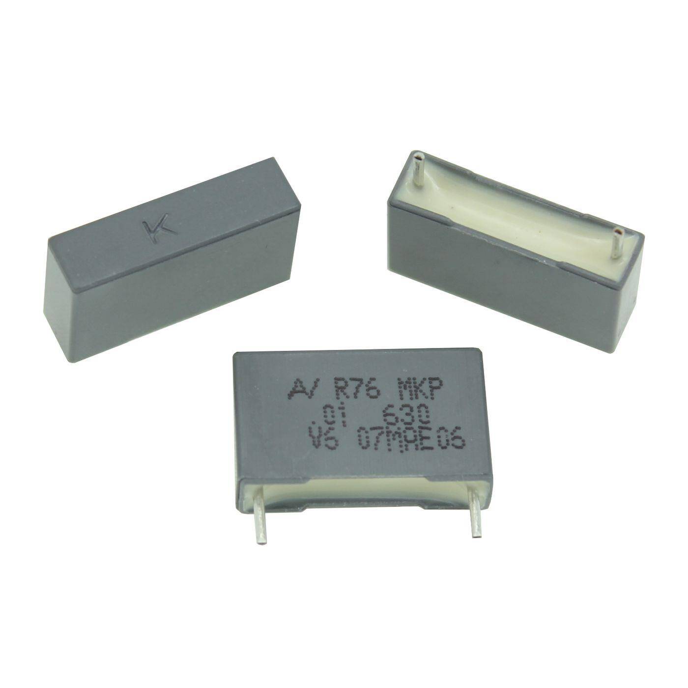 Arcotronics MMKP Folien Kondensator | 0,01µF 630V DC I 2-Pin Anschluss I 2-Pin I 0,01uF, 10nF I Kondensator für Frequenzweichen von Lautsprechern oder zur Entstörung von elektrischen Geräten