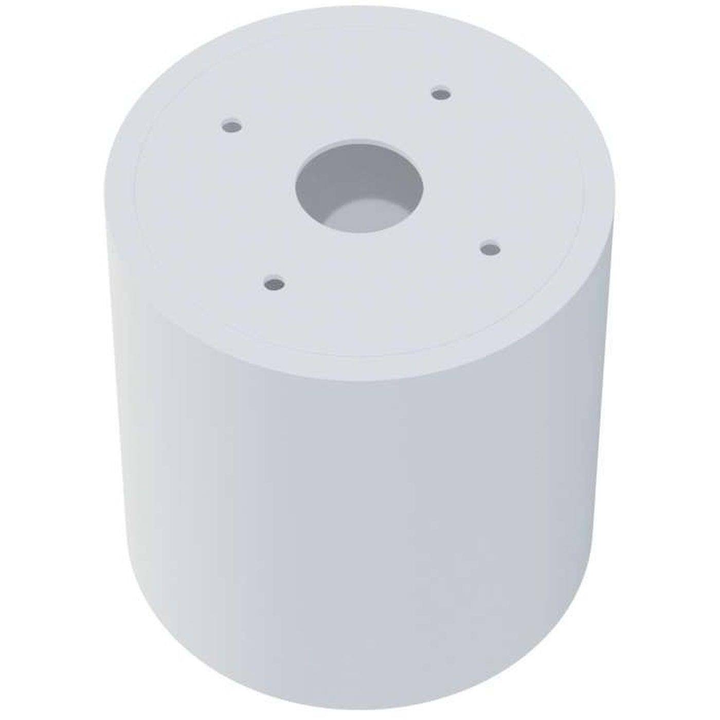 LED Surface mount frame Round 80x84mm White Aluminium Swivelling Spot GU10 MR16