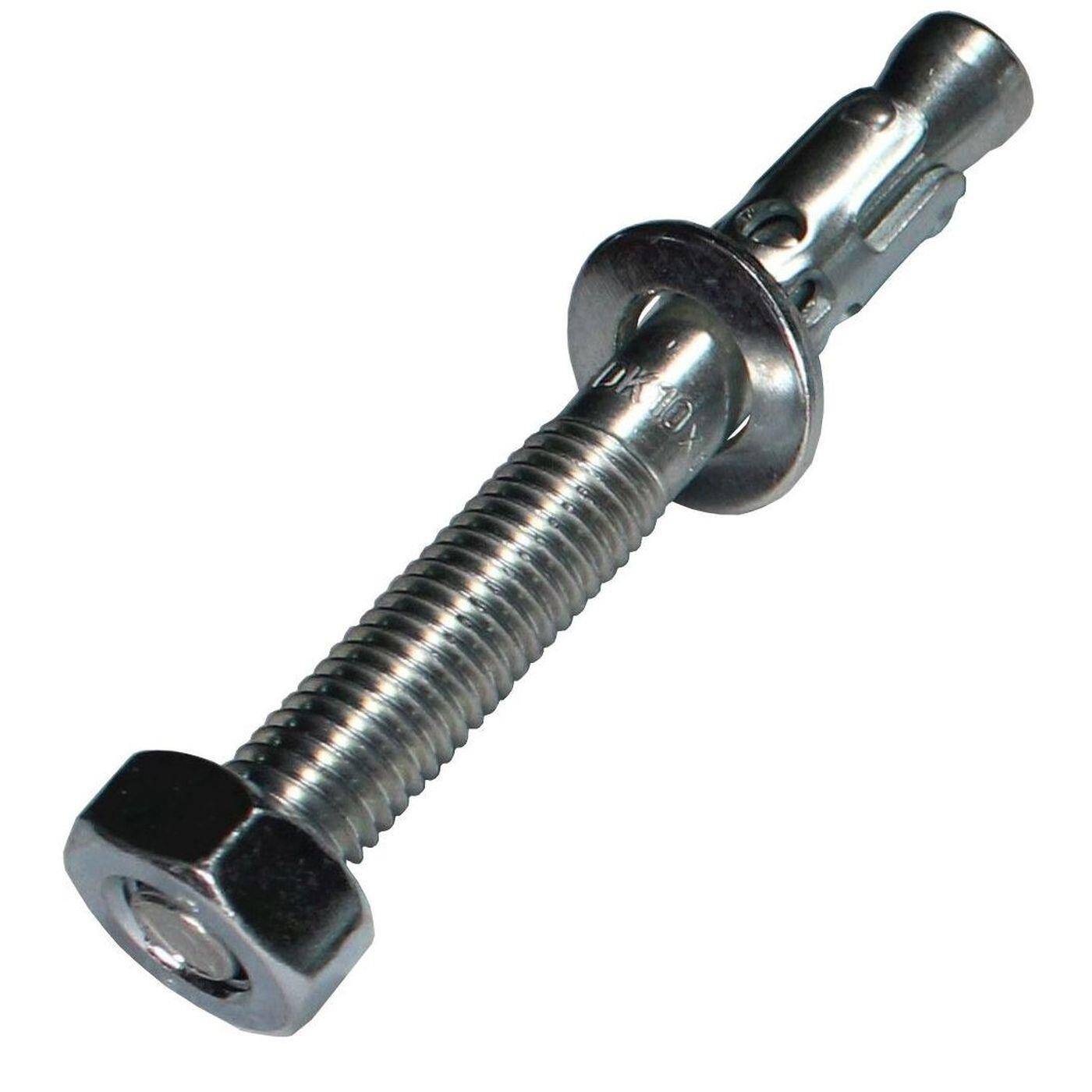 M10 x 85mm Schwerlastanker Verzinkt Keilanker Metalldübel Bolzenanker Blitzdübel