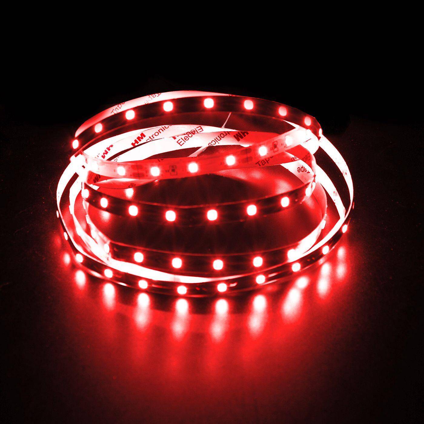 5m (500cm) LED Streifen Band Leiste 12V Rot IP20 300LEDs 60LED/m SMD3528