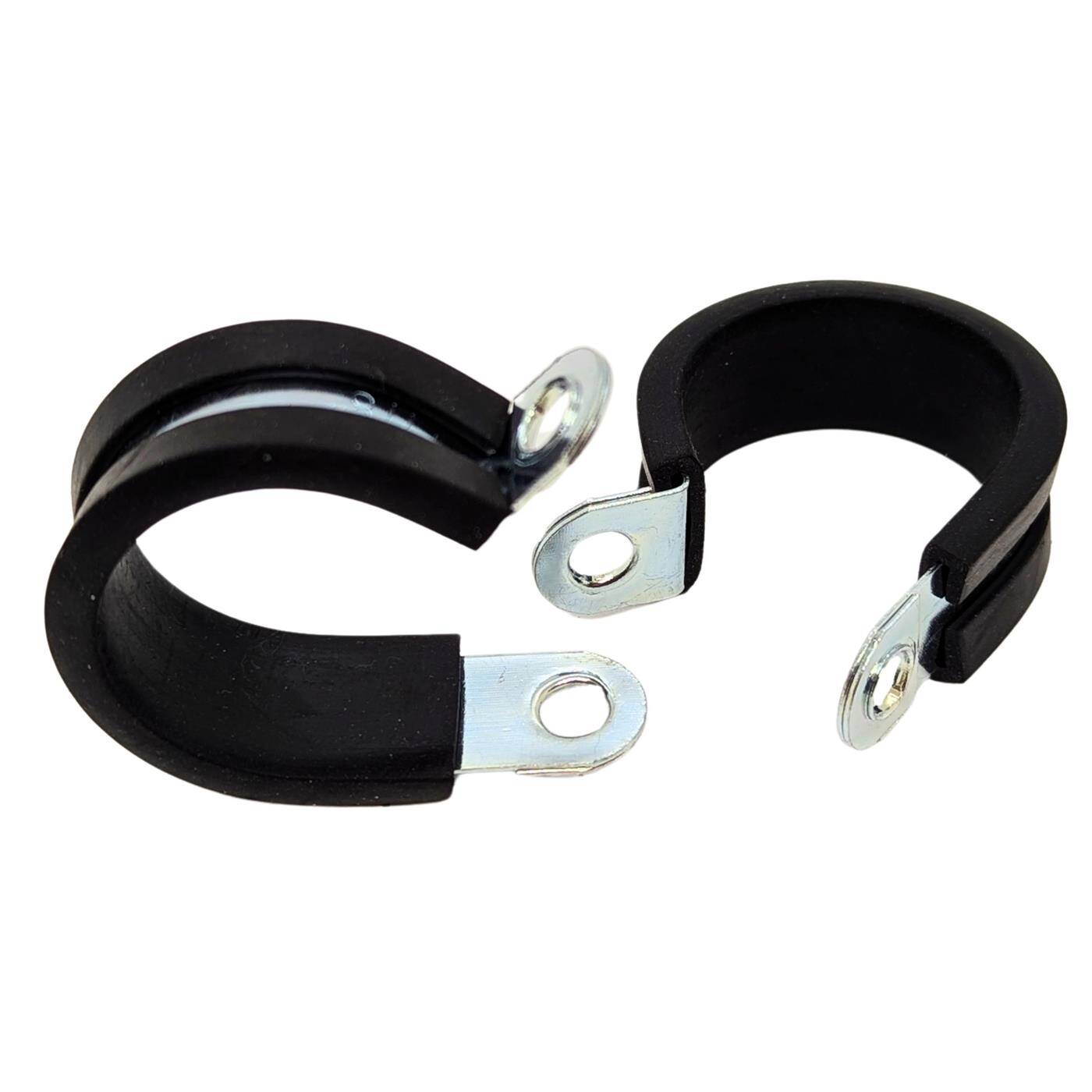 5x P-Clip Leitungsschelle mit Gummi 21mm Rohrschelle Befestigungsschelle