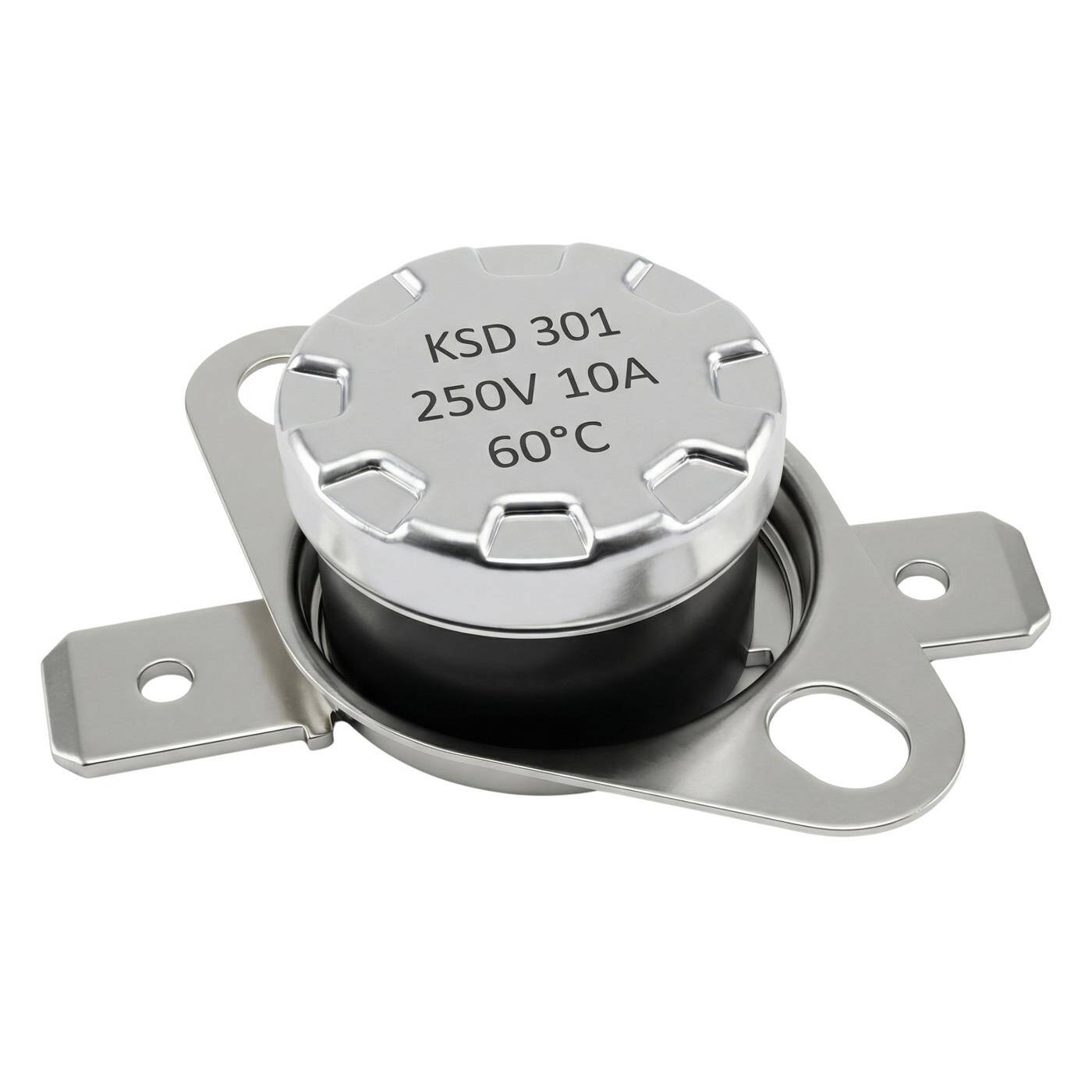 Thermal switch 60°C NC contact 250V 10A Temperature switch thermostat KSD301 Bimetal Thermal protection