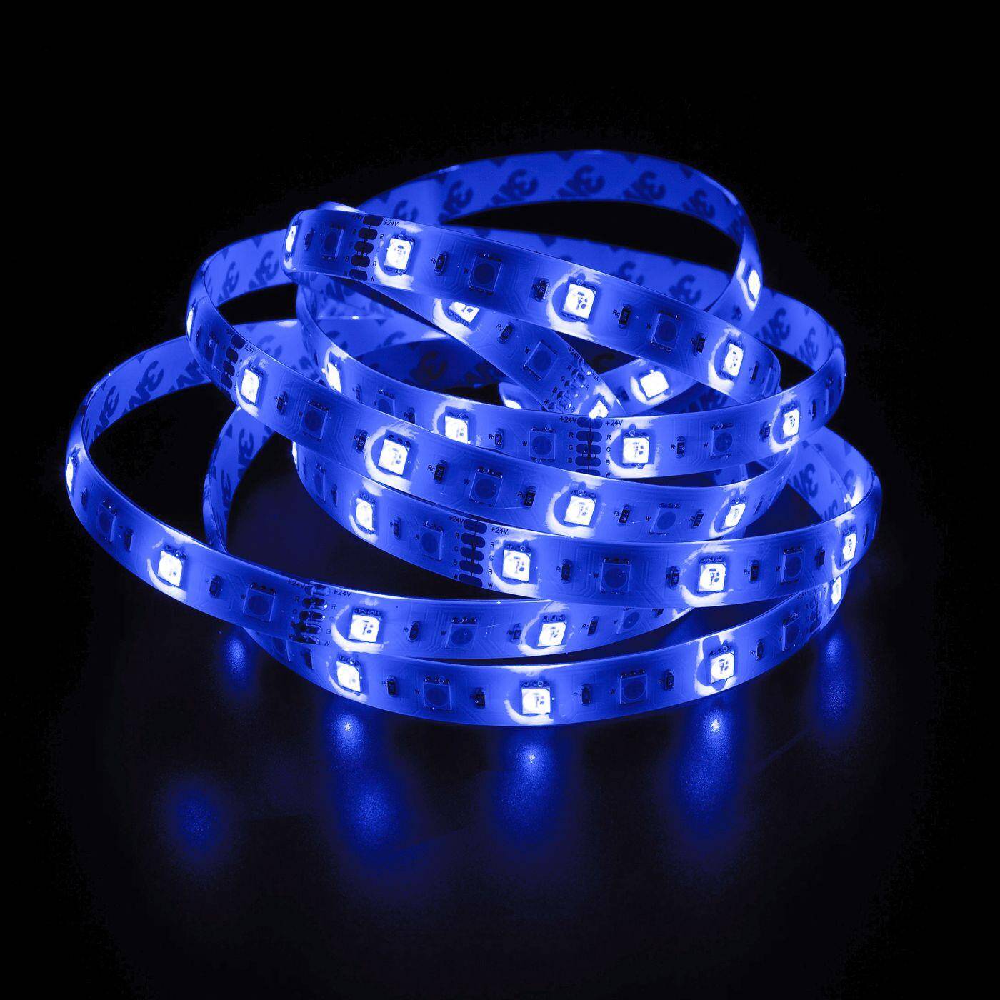 5m (500cm) RGBWW 3000K LED Streifen Band Leiste 24V IP65 300LEDs 60LED/m SMD5050
