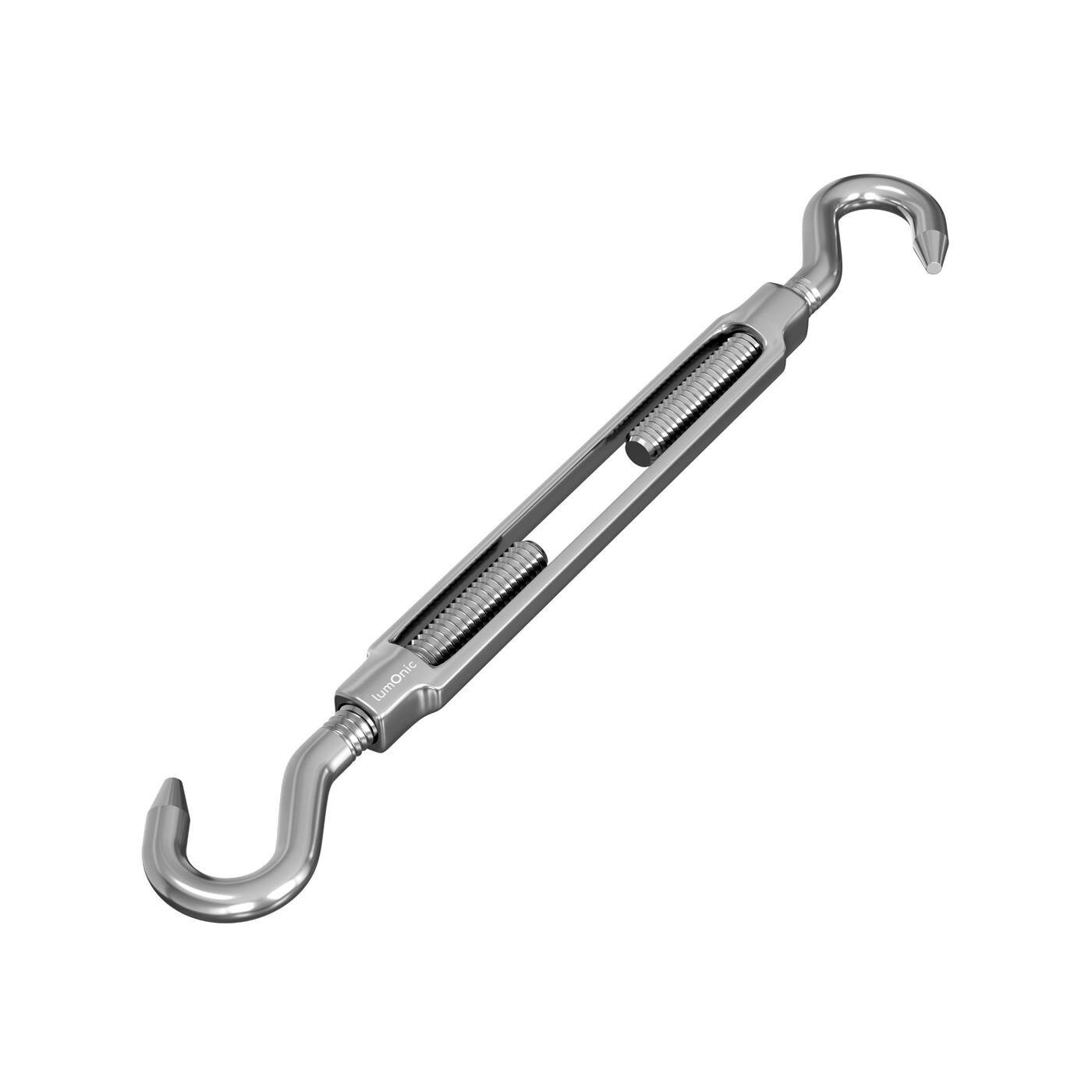 Seilspanner Haken-Haken Edelstahl V2A 304 M4 Spannschloss Wantenklemme