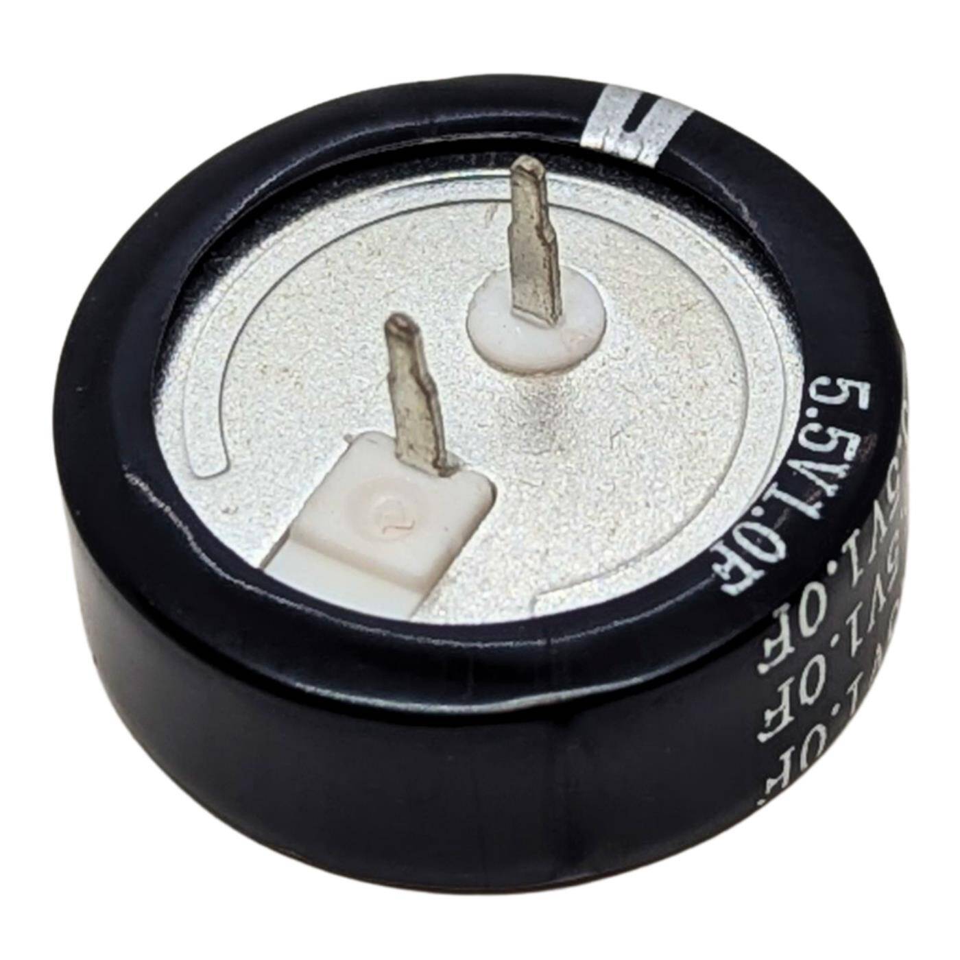 Lumonic Supercap 1,0F 5,5V C-Type | EDLC for direct use, high capacity | 5.5V monoblock - no balancing necessary | Flicker protection, backup, PLC, heating