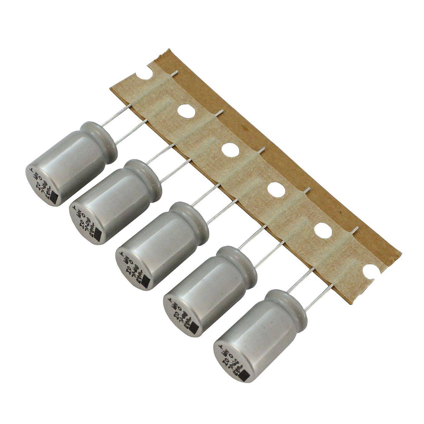 Elko Capacitor Radial 470µF 35V | Electrolytic capacitor up to a temperature of 105°C | 10x20mm | 470uF RJF-35V471MH5GY-T2 Elna