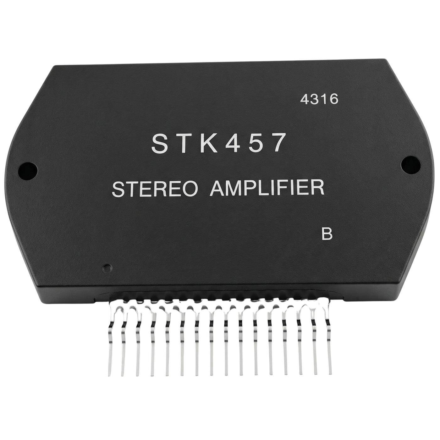 Hybrid IC STK457 80x55mm Stereo Power amplifier