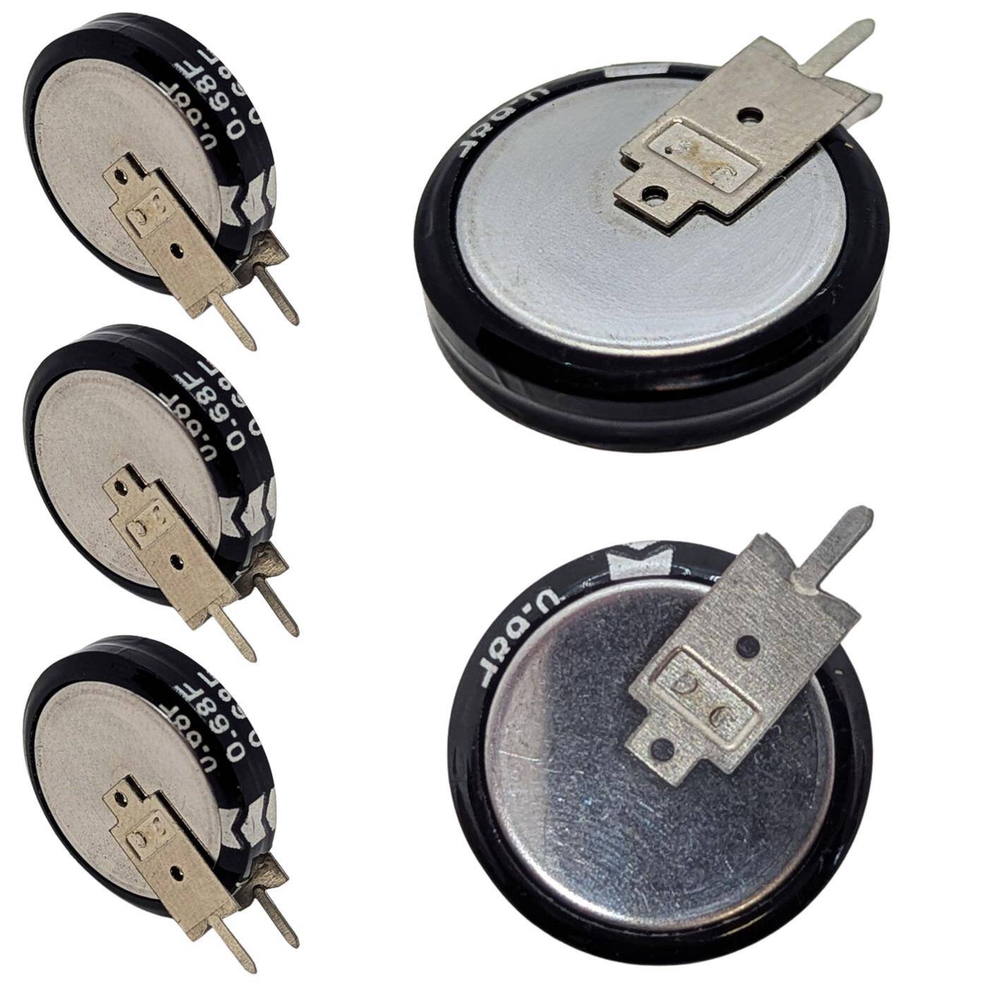 Lumonic 5x Supercap 0,68F 5,5V V-Type | direkt einsetzbarer EDLC, hohe Kapazität | 5,5V Monoblock - kein Balancing notwendig | Flackerschutz, Backup, SPS, Heizung