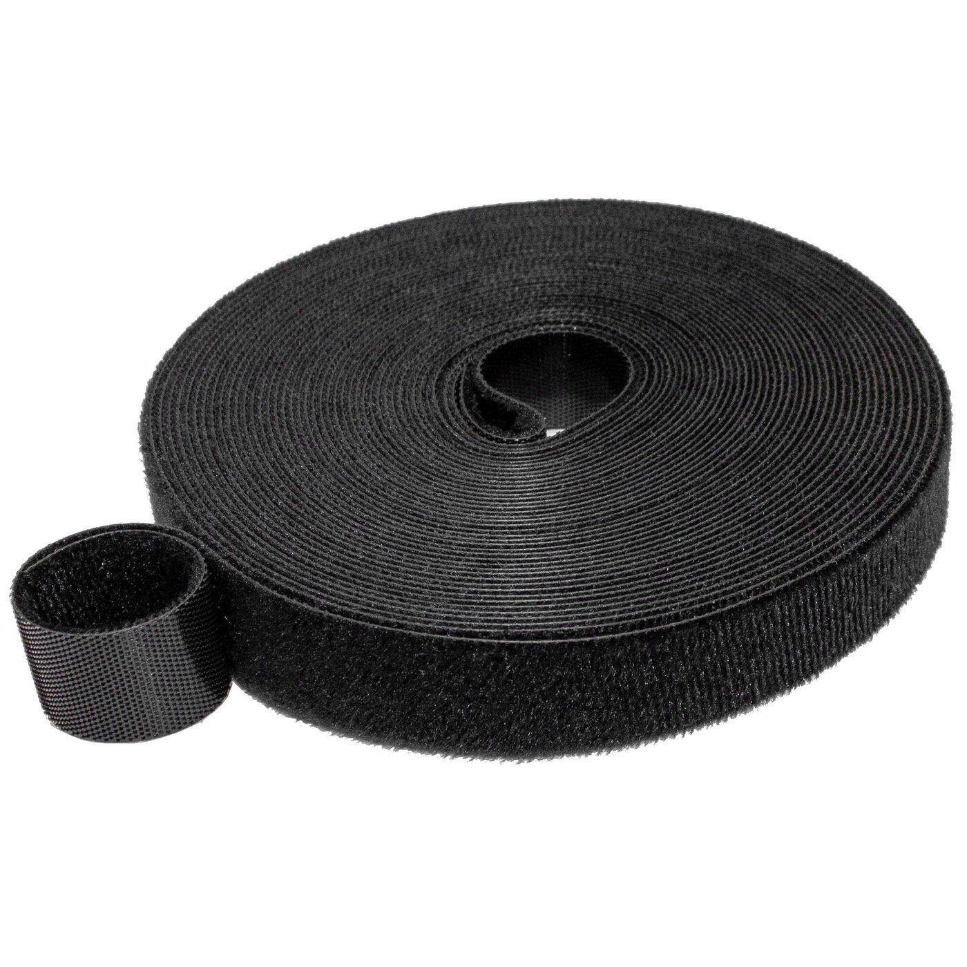 Lumonic Klettband / Klettverschluss beidseitig 20mm breit, 10m lang- Die Seiten bestehen aus Haken & Flausch - Beliebig kürzbar & Starker Klett-Effekt