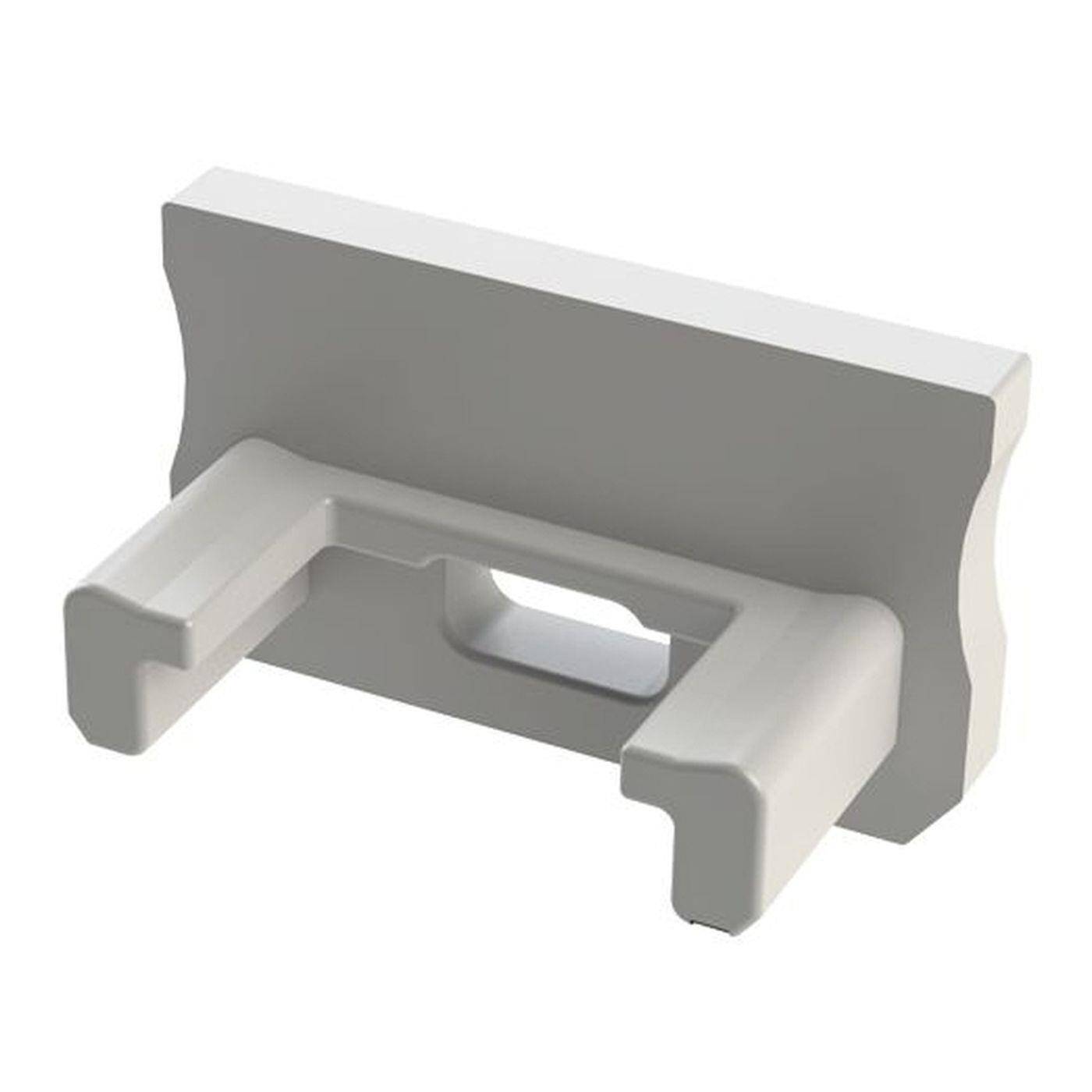 End cap for Lumonic Type A LED profiles Holder Plastic White