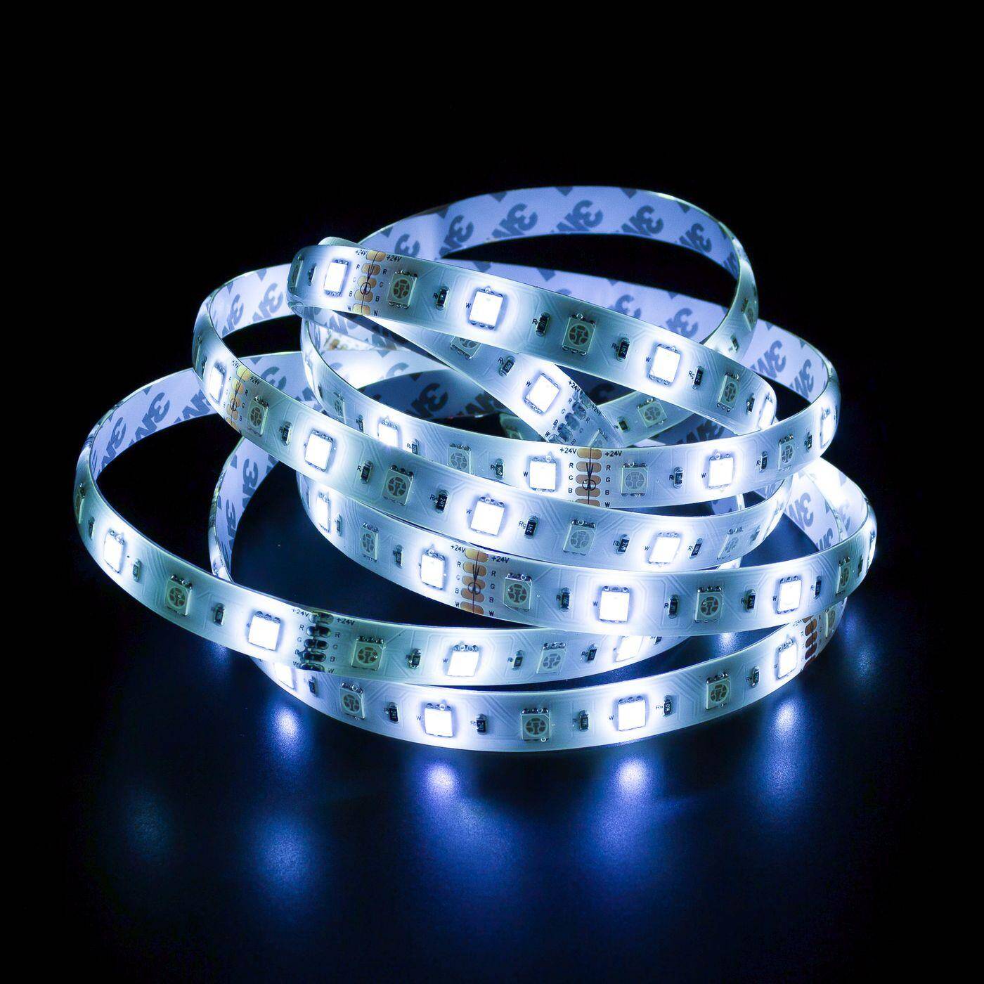 5m (500cm) RGBW 6000K LED Strip Tape Bar 24V IP65 300LEDs 60LED/m SMD5050