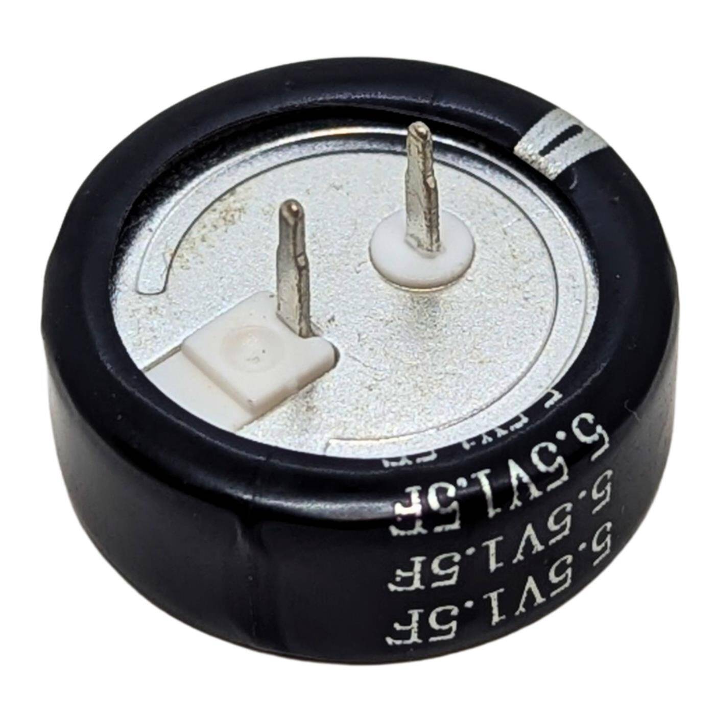 Supercap 1,5F 5,5V C-Type, EDLC for direct use, high capacity, 5.5V monoblock - no balancing necessary, flicker protection, backup, Arduino, PLC, heating