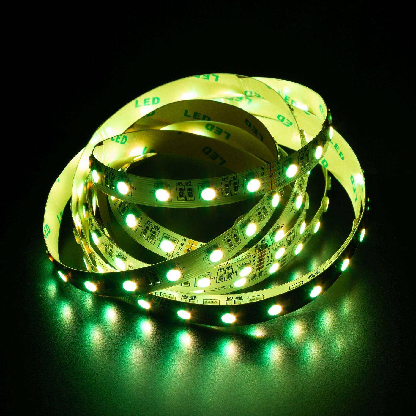 Lumonic LED Strip 4in1 5m RGBWW 3000K LED Leiste 24V IP20 300LEDs 60 LED/m SMD5050 I farbwechsel LED Streifen I LED Stripe 500cm, LED Band, LED Lichtband