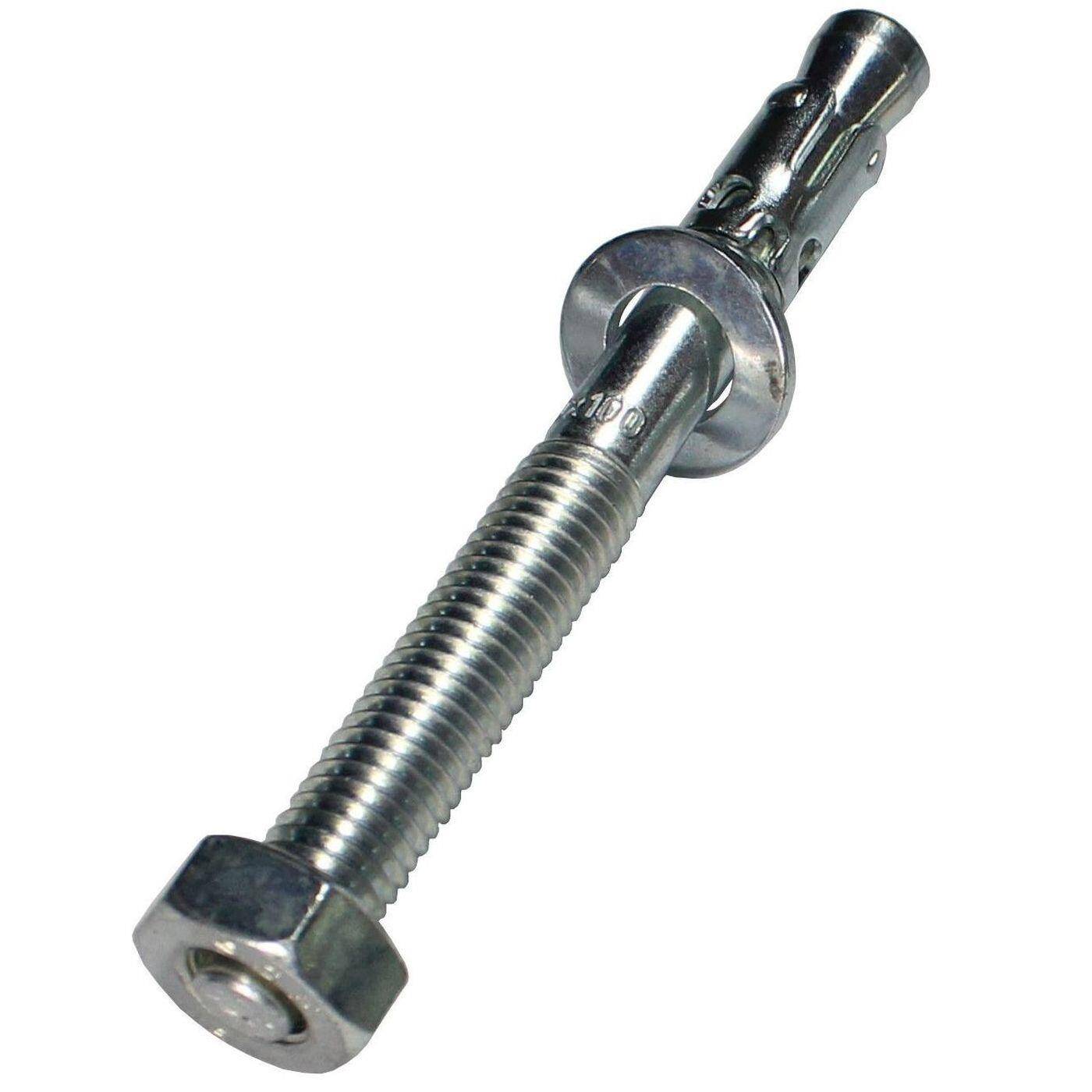 M10 x 115mm Schwerlastanker Verzinkt Keilanker Metalldübel Bolzenanker Blitzdübel