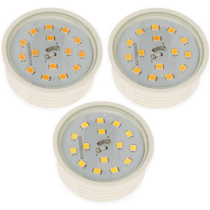 LED Spotlight Module dimmable 5W Warm White 2700K 400lm Lamp 110° 50x20mm GU10 MR16 Replacement 230V AC SMD 2835 CRI80+