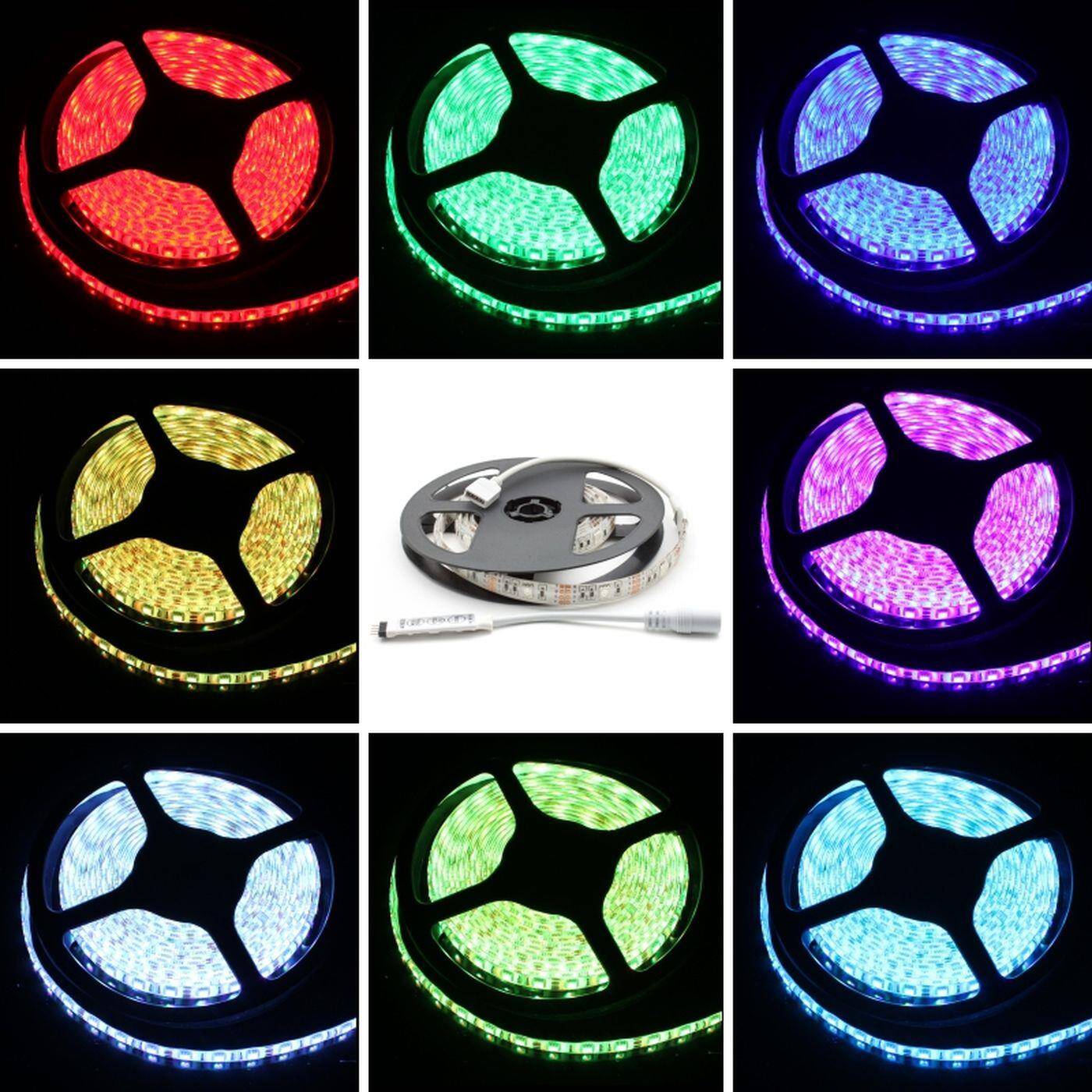 Lumonic LED Strip 1m RGB LED Leiste 5V IP65 30LEDs 30 LED/m SMD5050 I farbwechsel LED Streifen I LED Stripe 100cm, LED Band, LED Lichtband