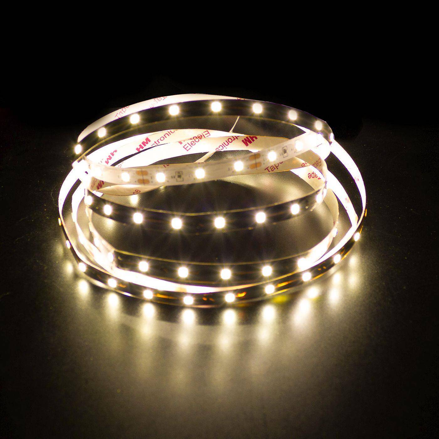 5m (500cm) LED Streifen Band Leiste 12V Warm Weiß 3000K IP20 300LEDs 60LED/m SMD3528 5m (500cm) LED Streifen Band Leiste 12V Warm Weiß 3000K IP20 300LEDs 60LED/m SMD3528