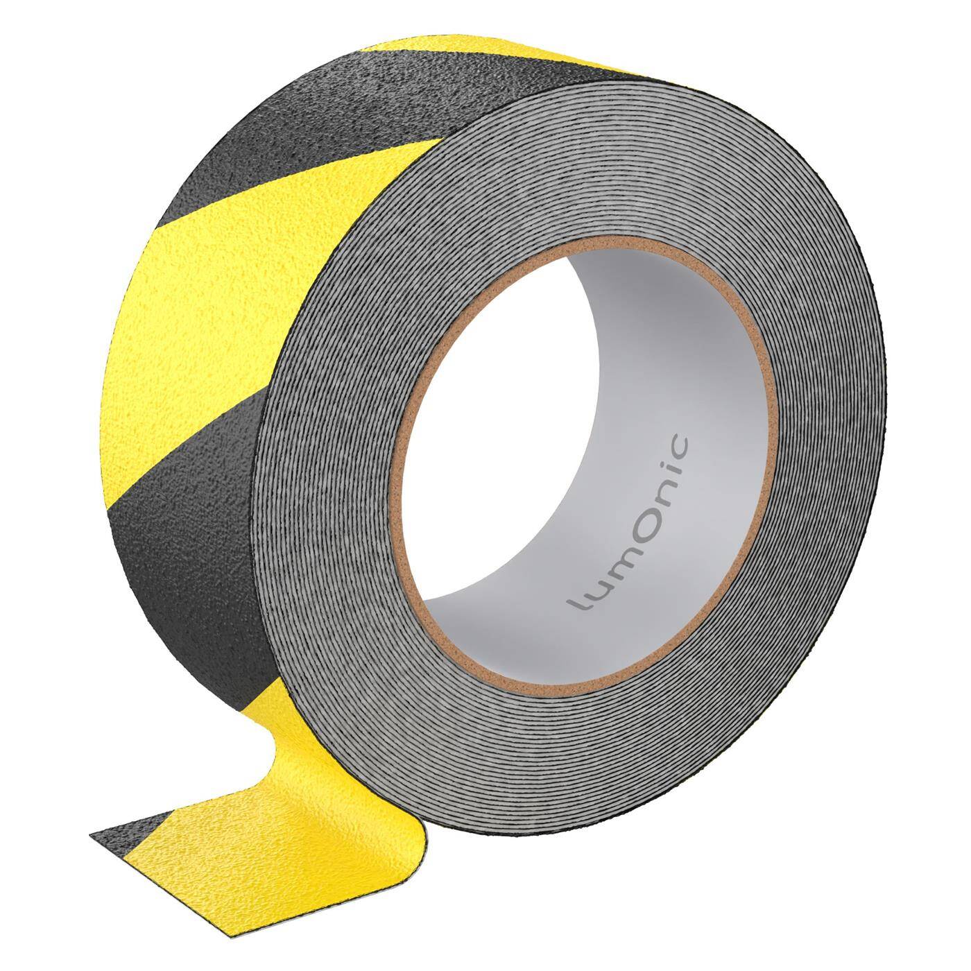 10m Anti-slip tape Self-adhesive 50mm black/Yellow Anti-slip Strip Adhesive tape 650µm