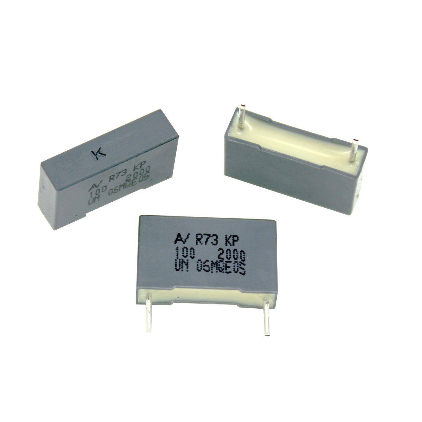 Arcotronics KP Folien Kondensator | 0,0001µF 2000V DC I 2-Pin Anschluss I 2-Pin I 0,0001uF, 0,1nF I Kondensator für Frequenzweichen von Lautsprechern oder zur Entstörung von elektrischen Geräten