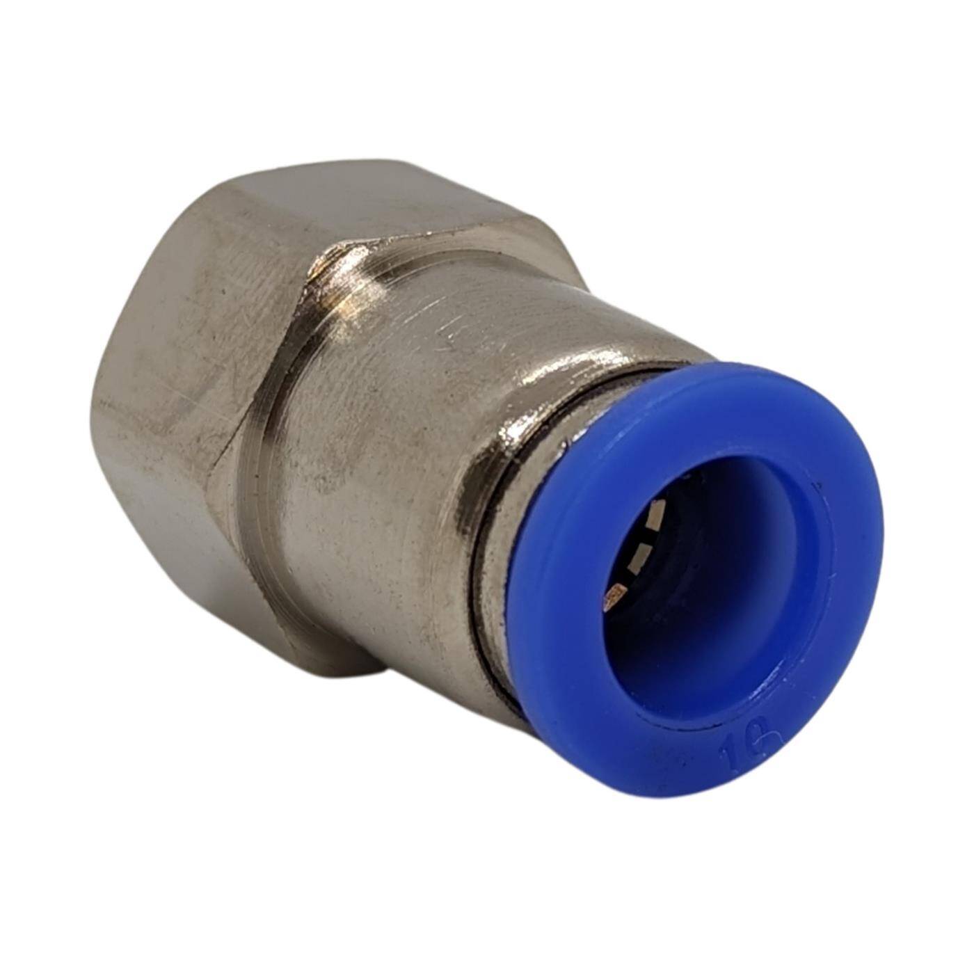 PU Schlauch Steckverbinder Fitting mit Innengewinde 10mm*3/8Zoll gerade Schnellverschluss pneumatischer Steckverbinder Schlauchverbinder Druckluft & Automatisierung