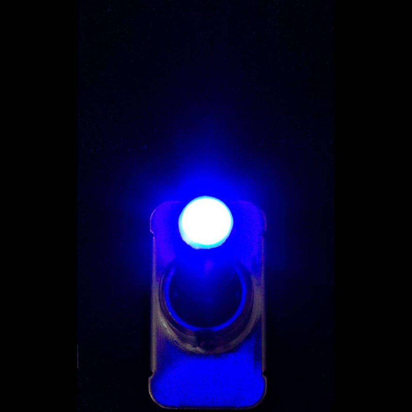 Lumonic Edelstahl Wippschalter Ausschalter mit LED Blau 12mm Durchmesser I 45x18x23mm mit einem 6,3x0,8mm Flachstecker I Geeignet für 20V 12A & -25°C bis +85°C