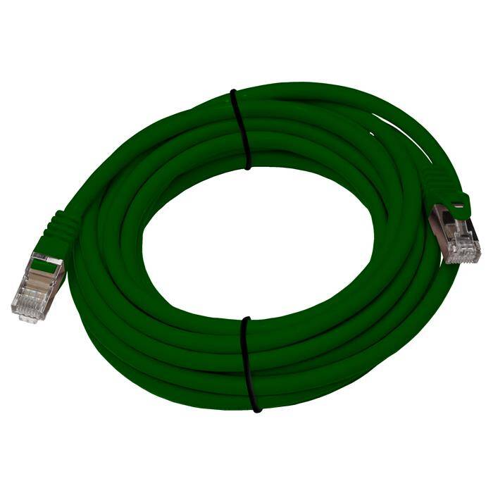 5m RJ-45 Network cable Patch cable CAT7 Green S/FTP Ethernet DSL LAN CAT.7