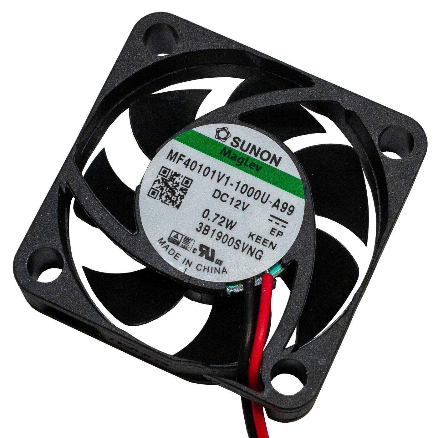 Fan 12V DC 0,62W 40x40x10mm 13,6m³/h 7000U/Min 13,6m³/h Sunon MF40101V11000UA99
