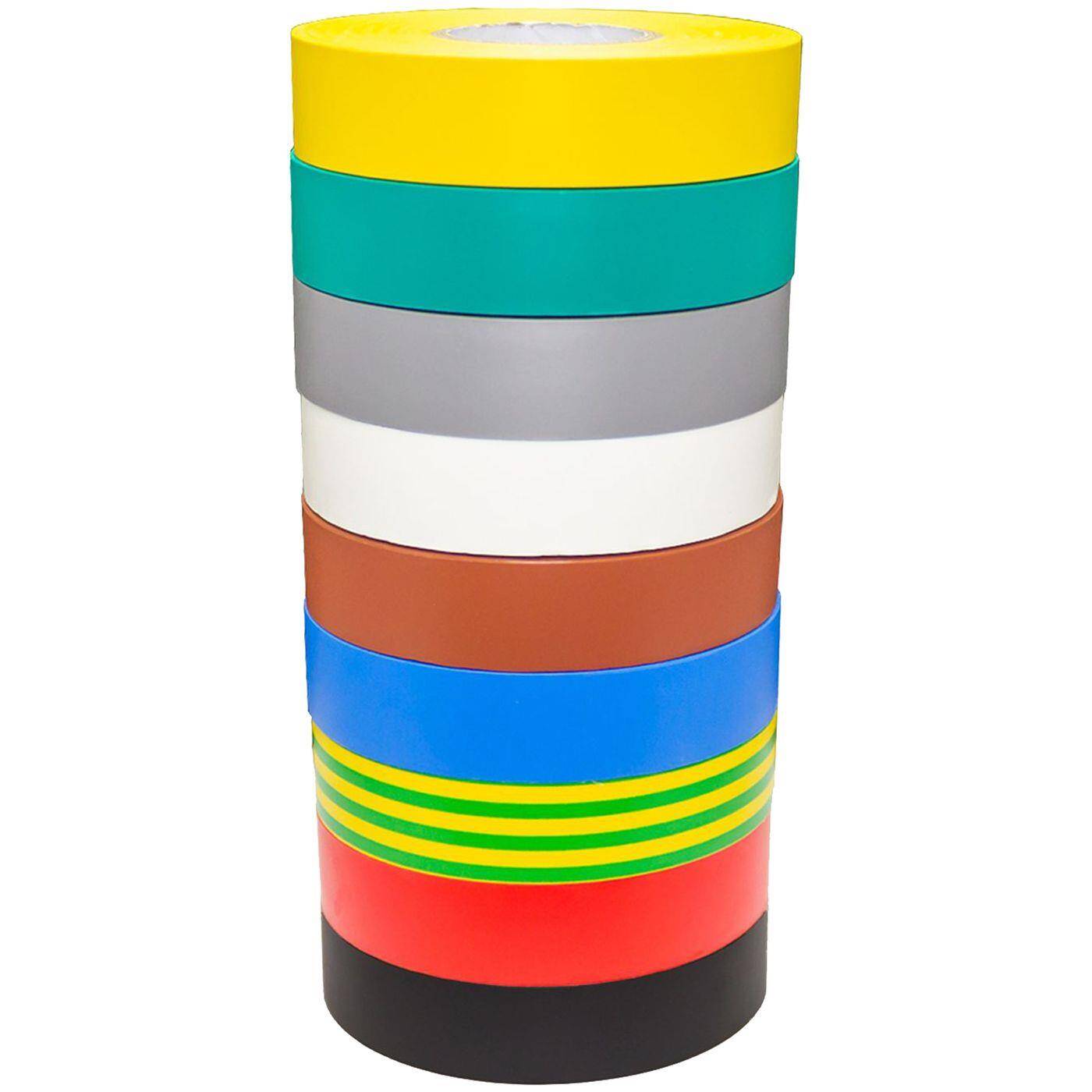33m PVC Insulating tape 19mm Adhesive tape White Insulating tape Electrician Hobbyist