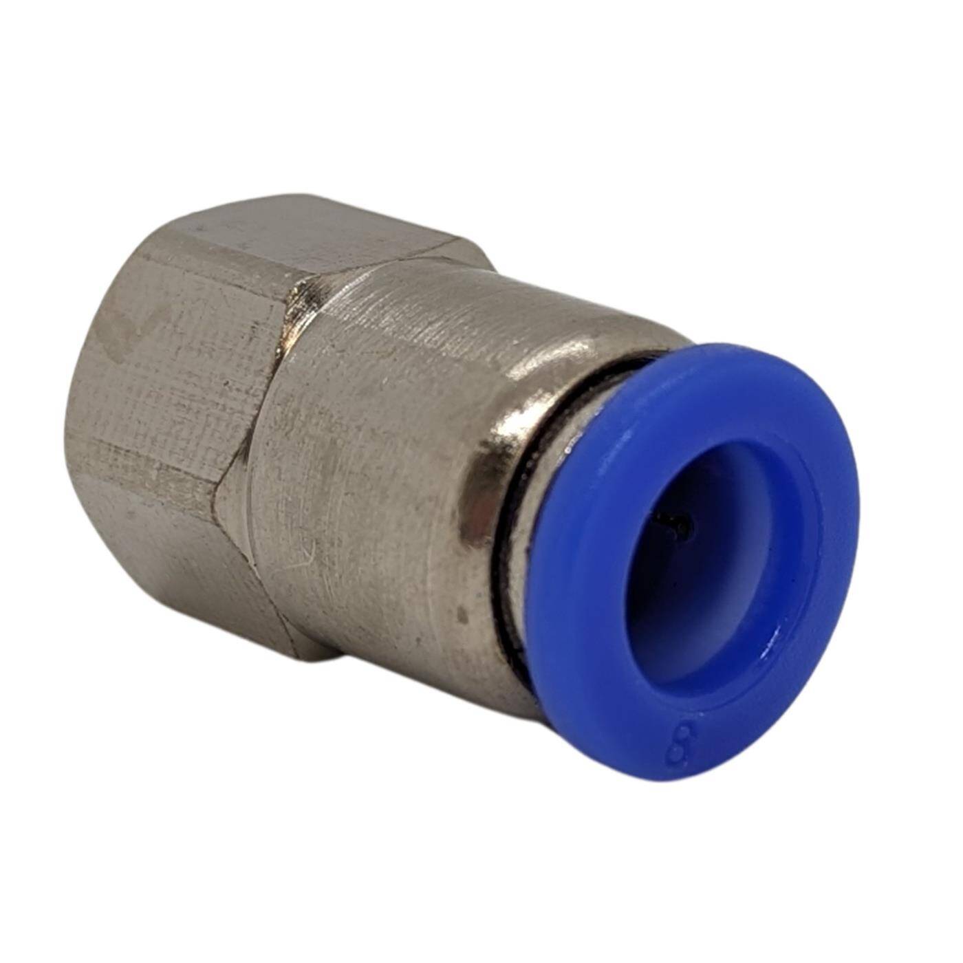 PU Schlauch Steckverbinder Fitting mit Innengewinde 8mm*1/8Zoll gerade Schnellverschluss pneumatischer Steckverbinder Schlauchverbinder Druckluft & Automatisierung