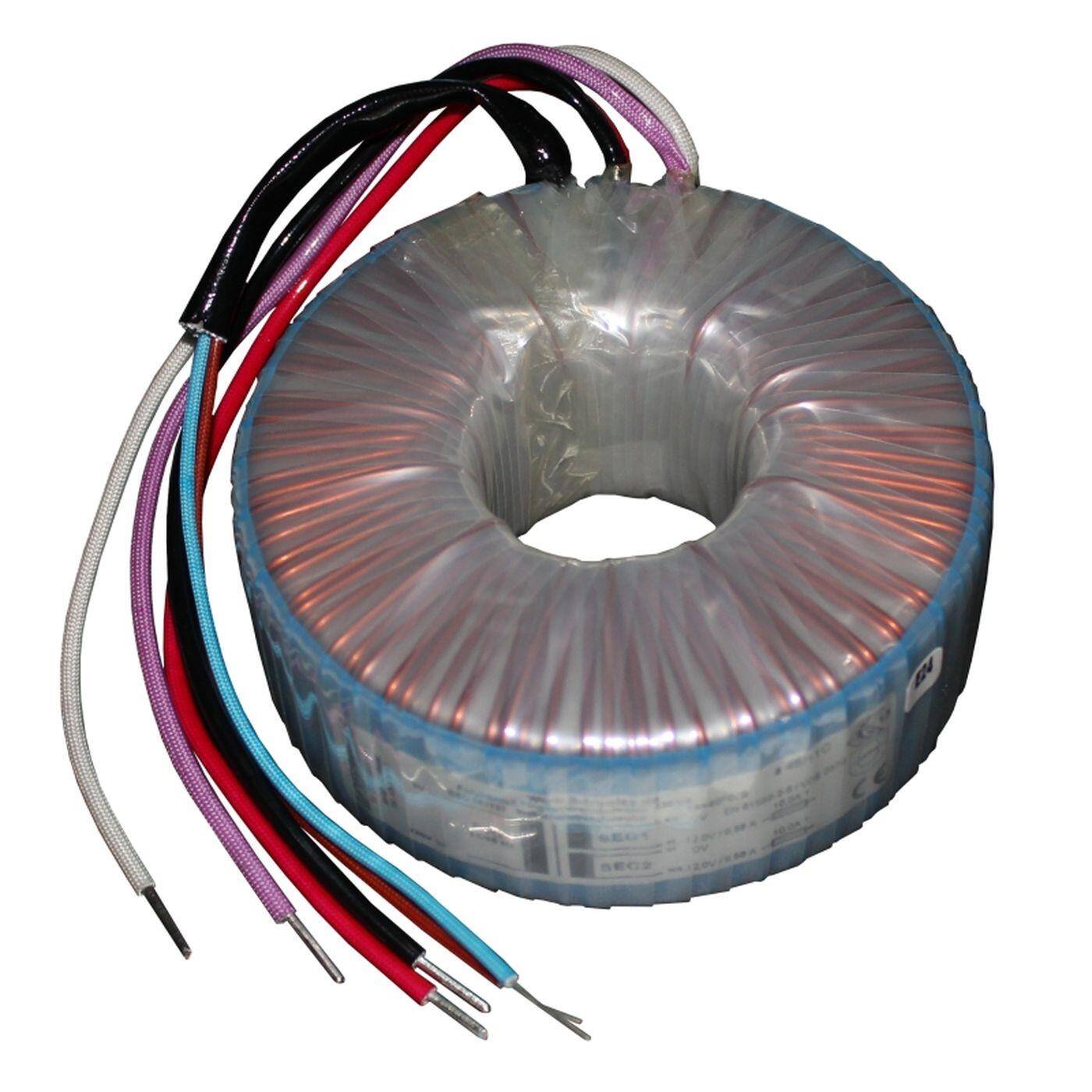 Lumonic Ringkerntrafo Transformator 230VA 2x12V für Audio, Industrie, Halogen und Schienensysteme - 230V Eingangsspannung - 24V Sekundärspannung - Modell RSO-861757