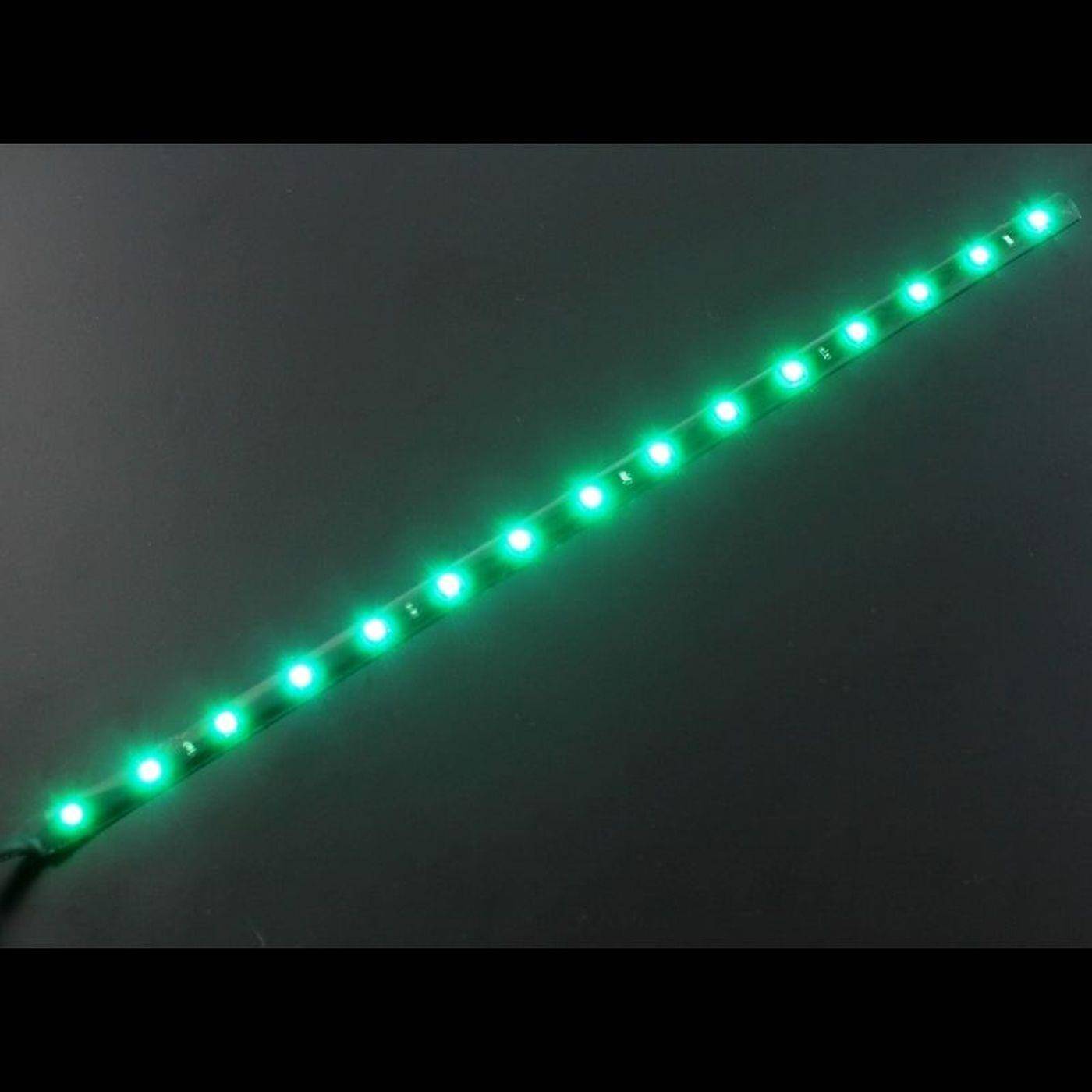 Lumonic LED Strip 0,3m Grün LED Leiste 12V IP65 18LEDs 60 LED/m SMD2835 I LED Streifen I LED Stripe 30cm, LED Band, LED Lichtband