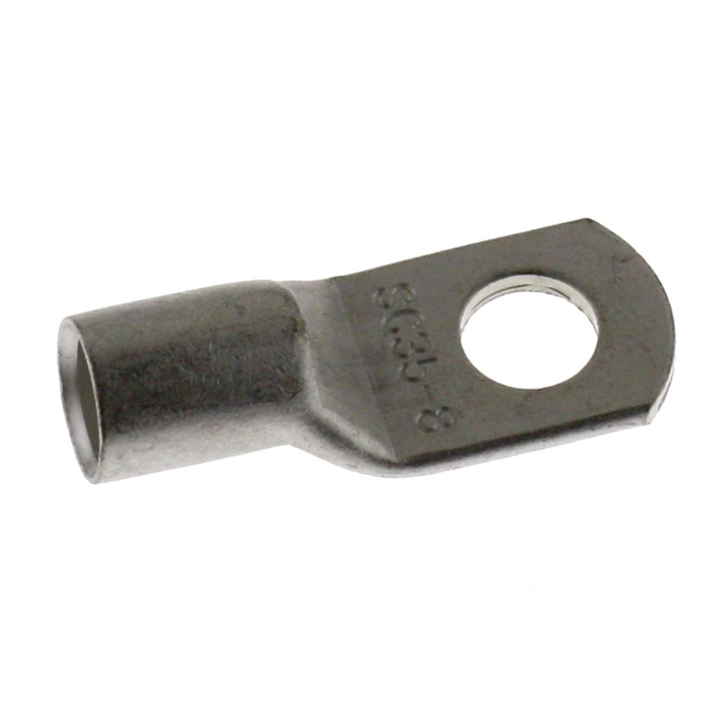Rohrkabelschuh blank 35mm² Lochdurchmesser M8 SC35-8 Ringzunge Kupfer verzinnt Rohrkabelschuh blank 35mm² Lochdurchmesser M8 SC35-8 Ringzunge Kupfer verzinnt