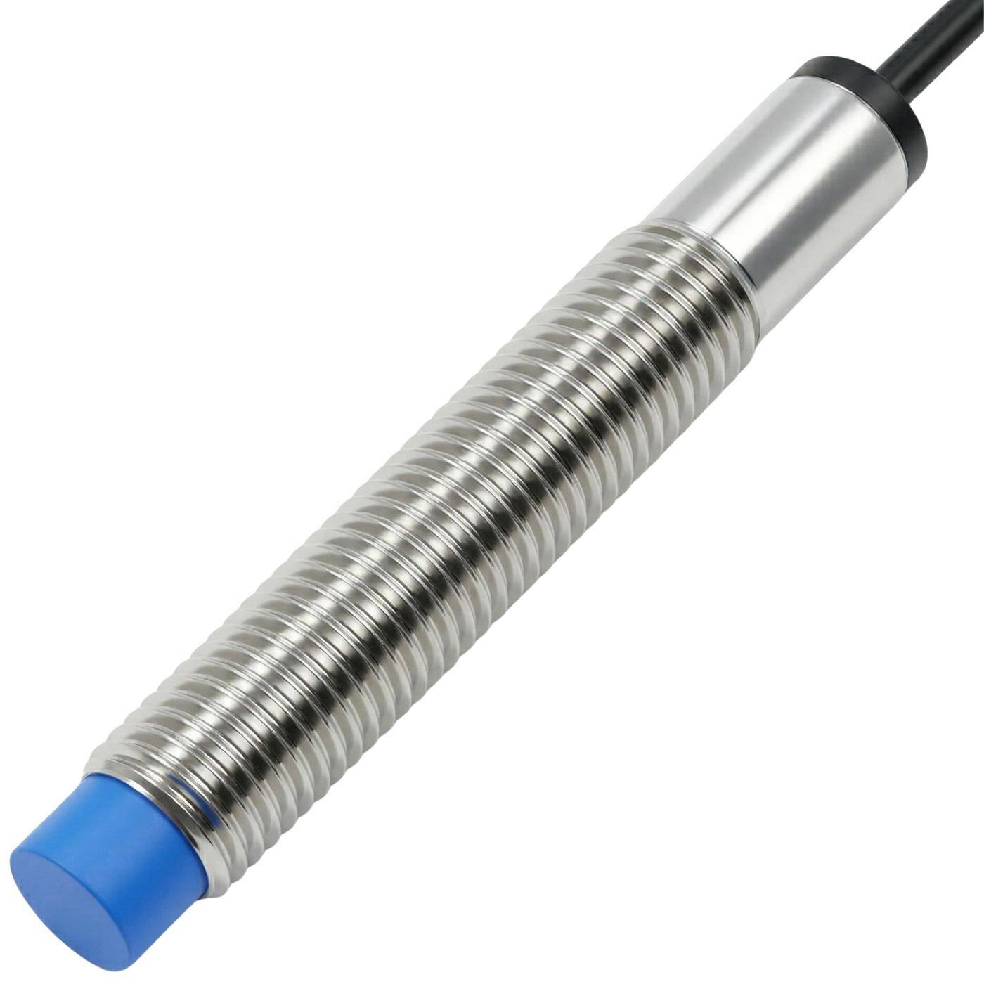 Lumonic Näherungsschalter  | M8 ?8mm | 6…36V DC | Schließer, PNP, IP67 | Erfassungsbereich < 2mm | Näherungssensor aus Messing, vernickelt | Endschalter mit offenem Kabelende