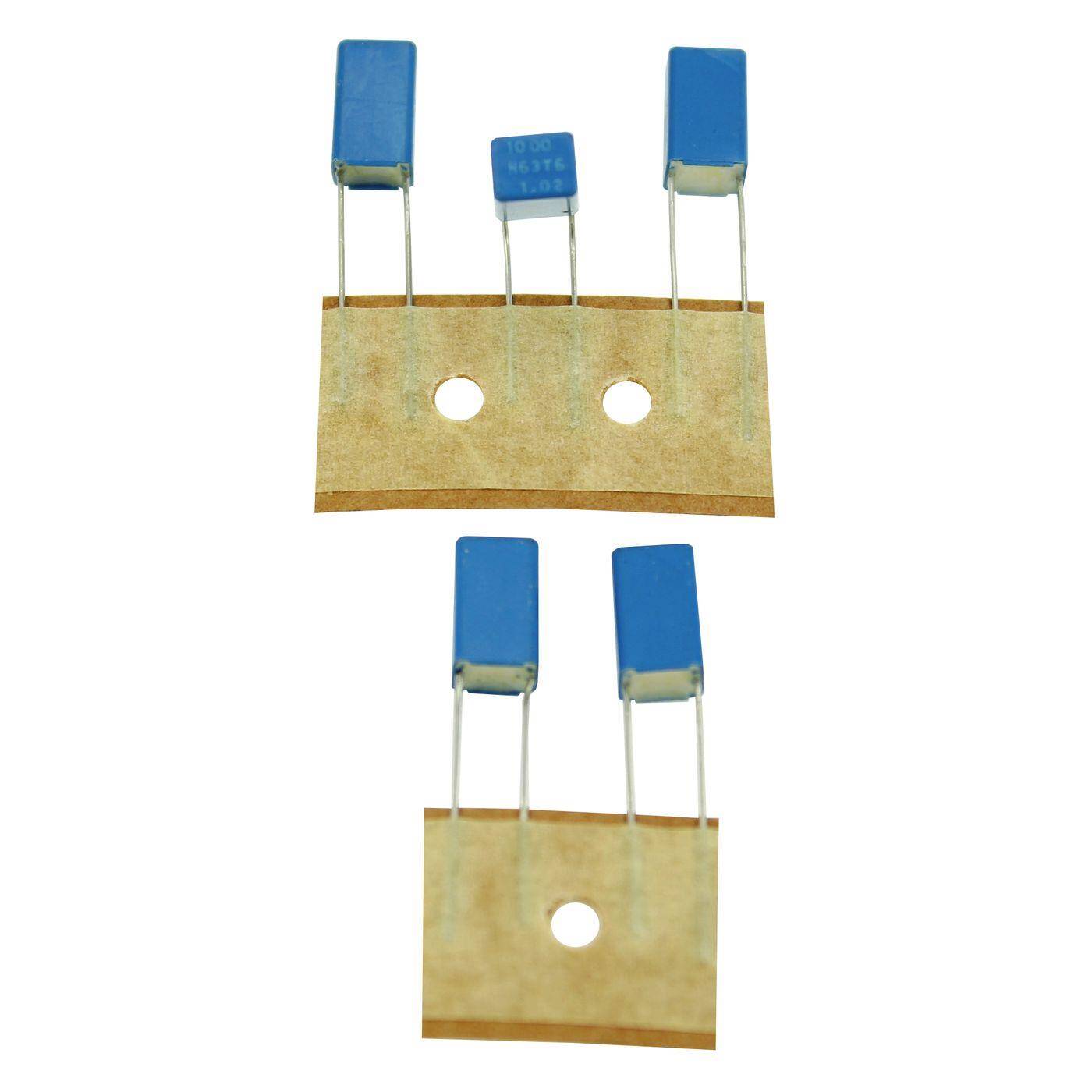 Arcotronics KP Foil Capacitor | 0,001µF 63V DC I 2-Pin Connection I 2-Pin I 0,001uF, 1nF I Capacitor for crossover networks of loudspeakers or for interference suppression of electrical devices