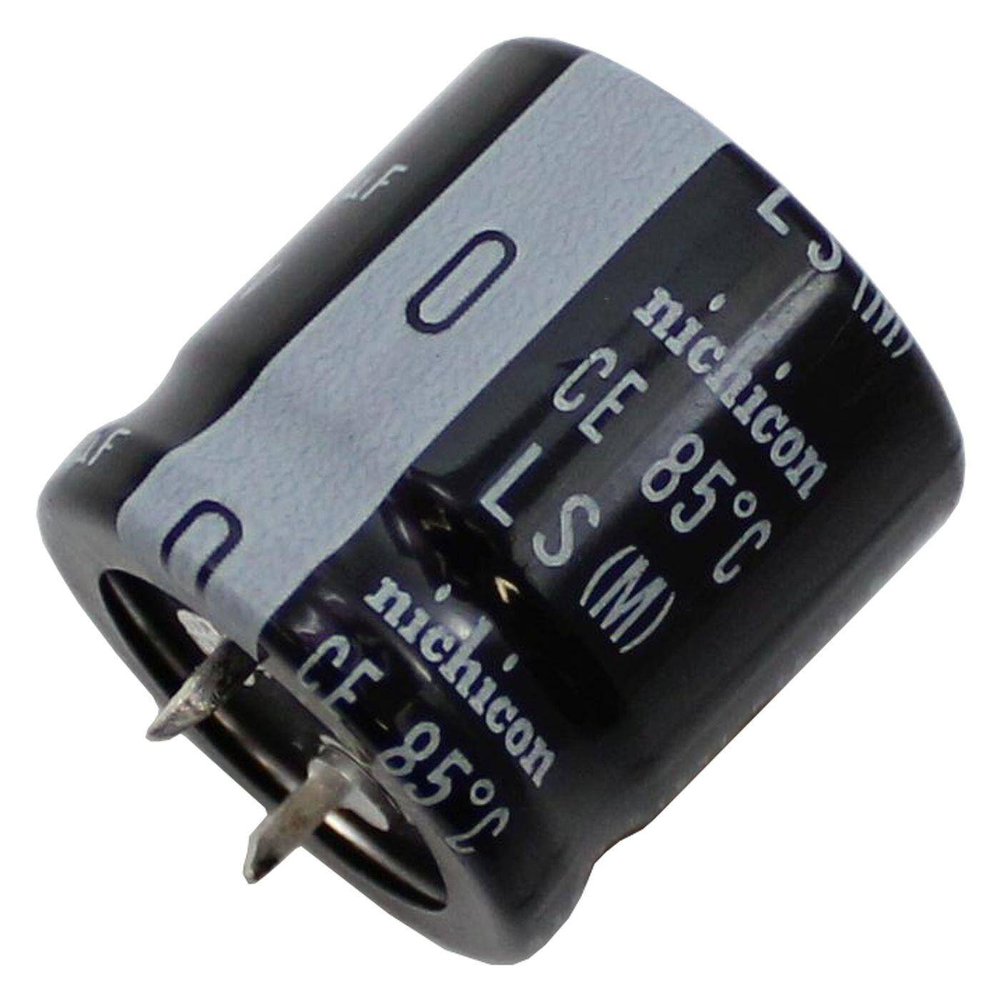 Snap-In Elko Kondensator 6800µF 25V | Elektrolytkondensator bis zu einer Temperatur von 85°C | 25x25mm | 6800uF LLS1E682MELA Nichicon