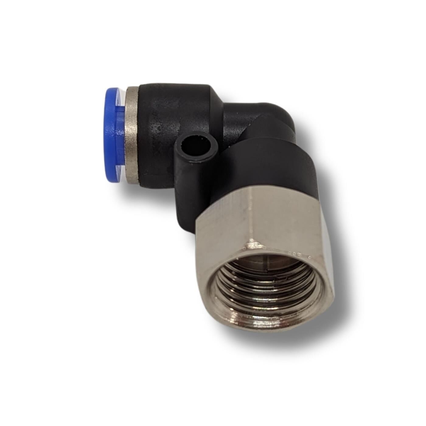 PU Schlauch 90° Steckverbinder Fitting mit Innengewinde I 6mm*1/4Zoll I Winkel-Verbinder I L-Steckverbinder I pneumatischer Steckverbinder I Fitting I Druckluft & Automatisierung