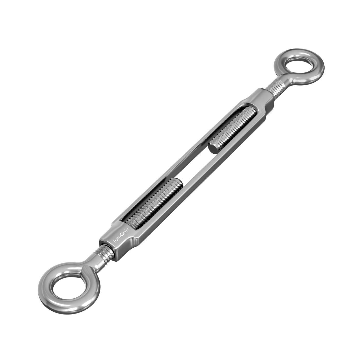 Seilspanner Öse-Öse Edelstahl V4A 316 M5 Spannschloss Wantenklemme