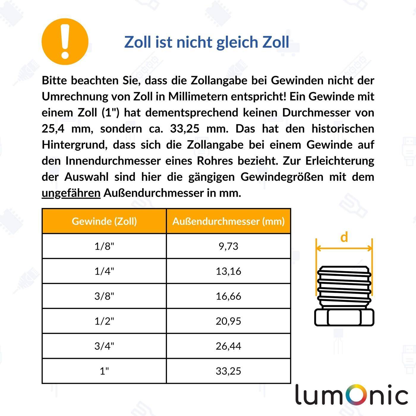 Kupplungsstecker mit Außengewinde 3/8" aus Messing Druckluftkupplung-Stecker Schnellkupplung für Werkstätten, Betriebe und Heimwerker