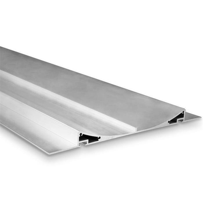 2m LED Profil TBP11 Silber 196,5x14,8mm Aluminium Trockenbauprofil für 11mm LED Streifen