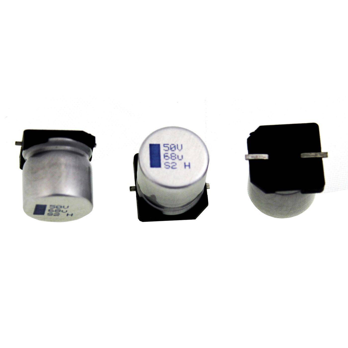SMD Elko Kondensator 68µF 50V | Elektrolytkondensator bis zu einer Temperatur von 105°C | 10x10mm | 68uF 222214095101 Vishay